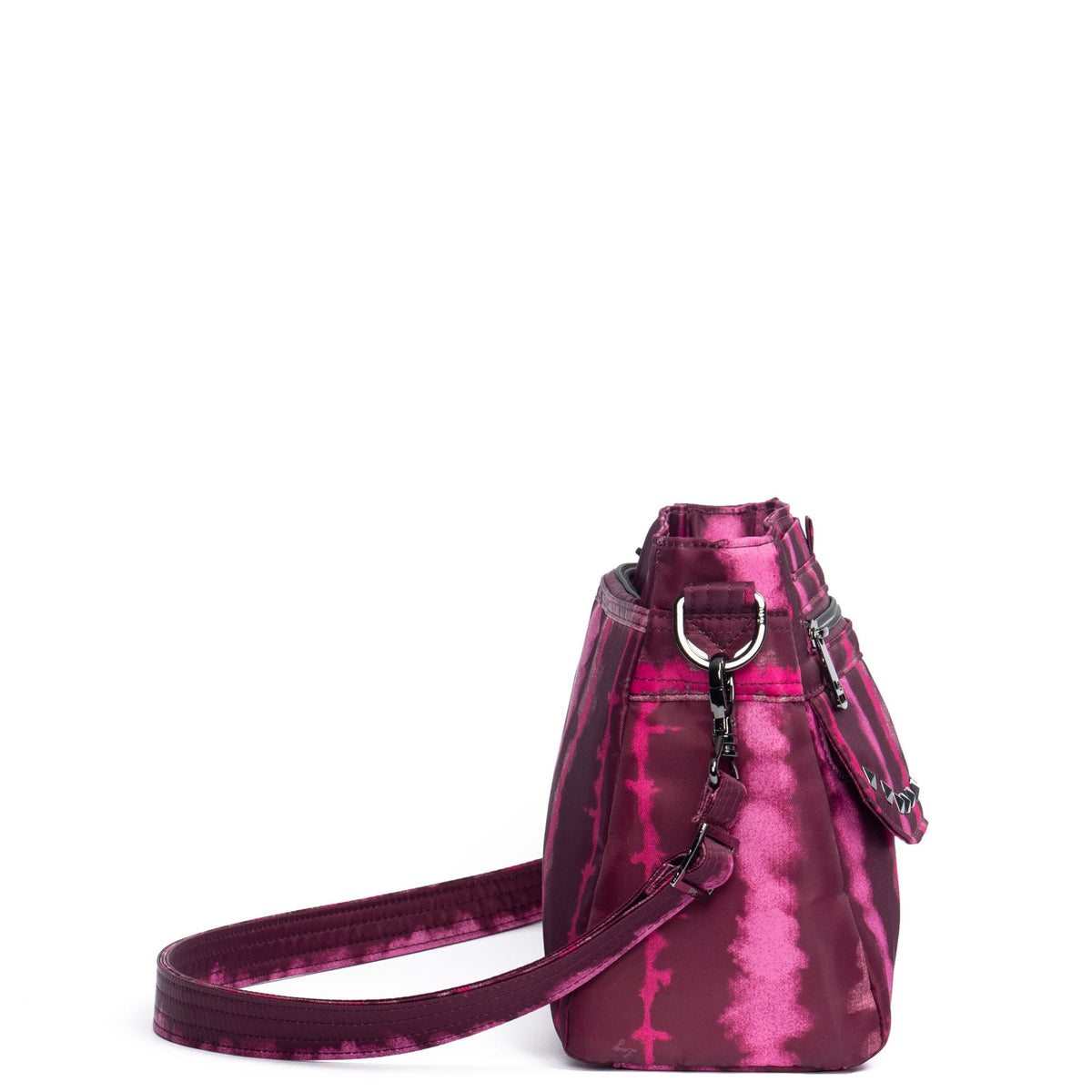 3.0] Pink Plaid Crossbody Bag