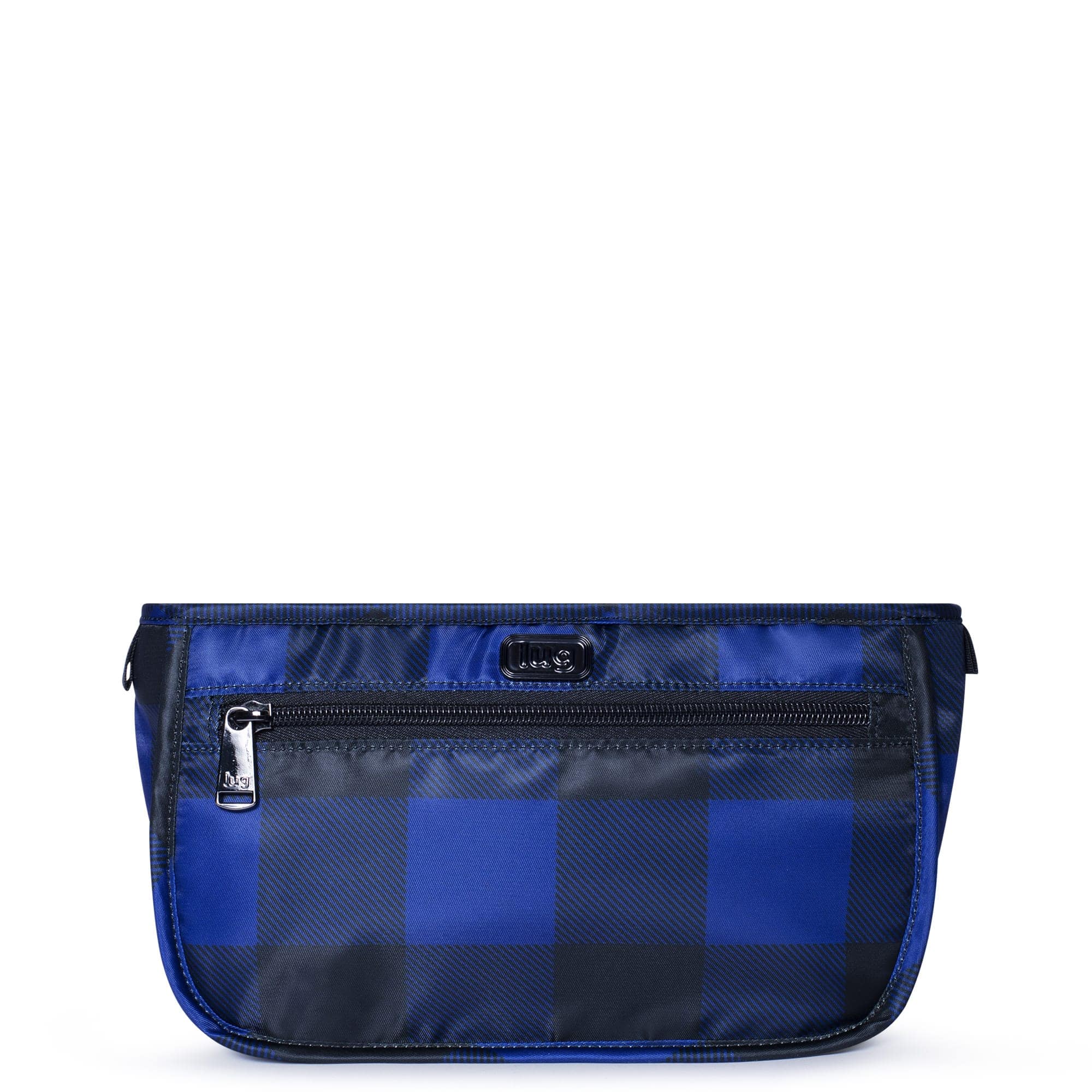 Parasail Cosmetic Case - BUFFALO CHECK BLUE - Parasail_BuffaloCheckBlue_01