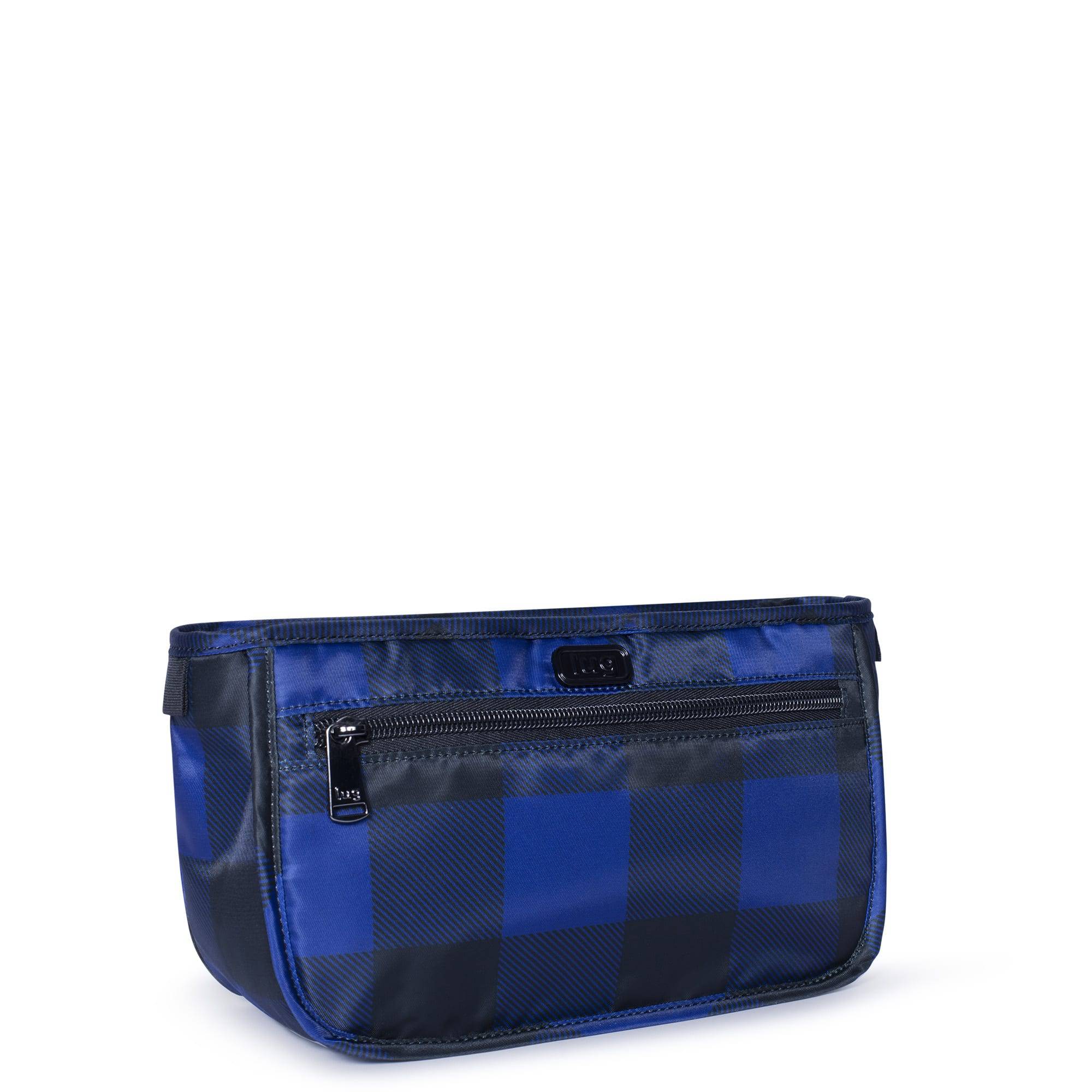 Parasail Cosmetic Case - BUFFALO CHECK BLUE - Parasail_BuffaloCheckBlue_02