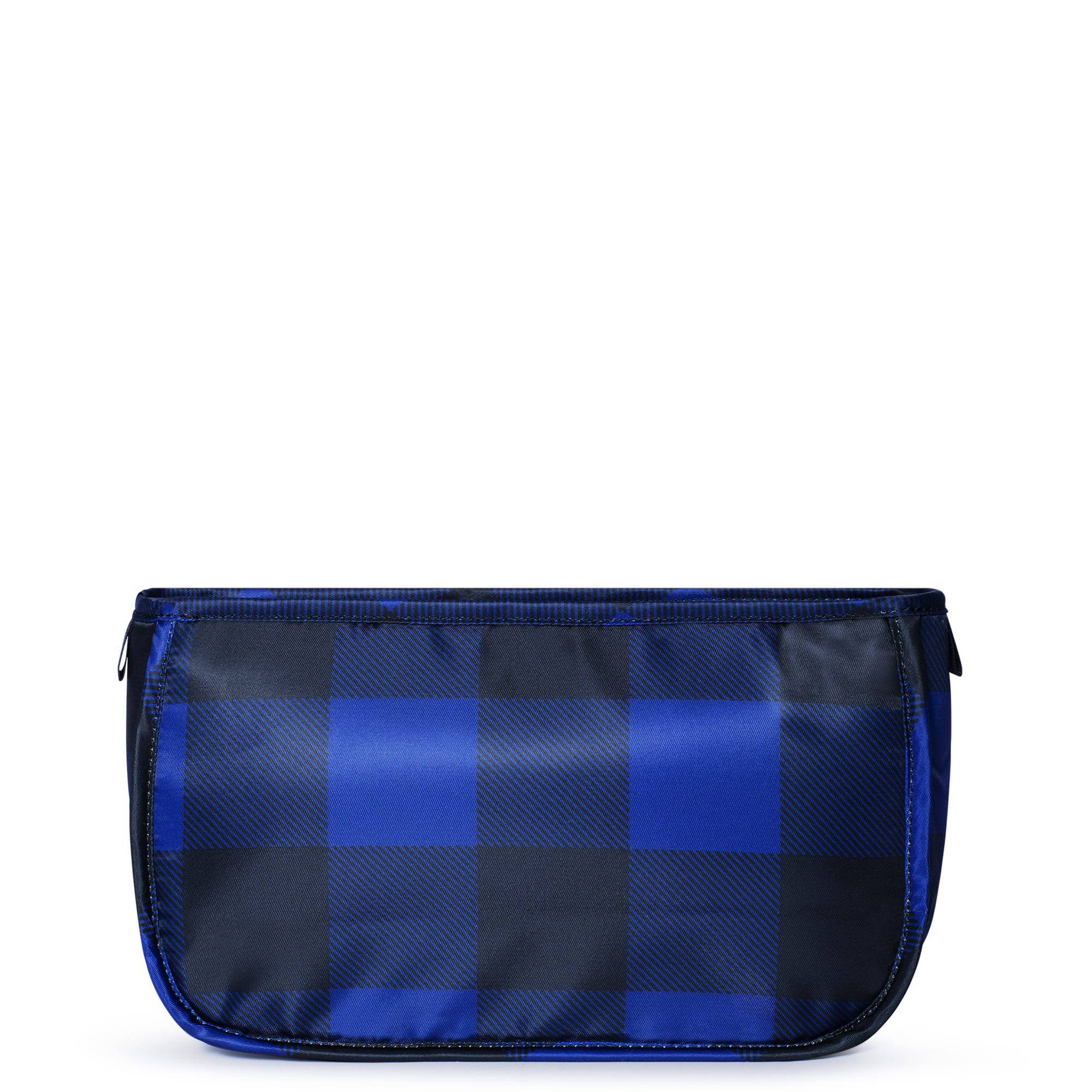 Parasail Cosmetic Case - BUFFALO CHECK BLUE - Parasail_BuffaloCheckBlue_04