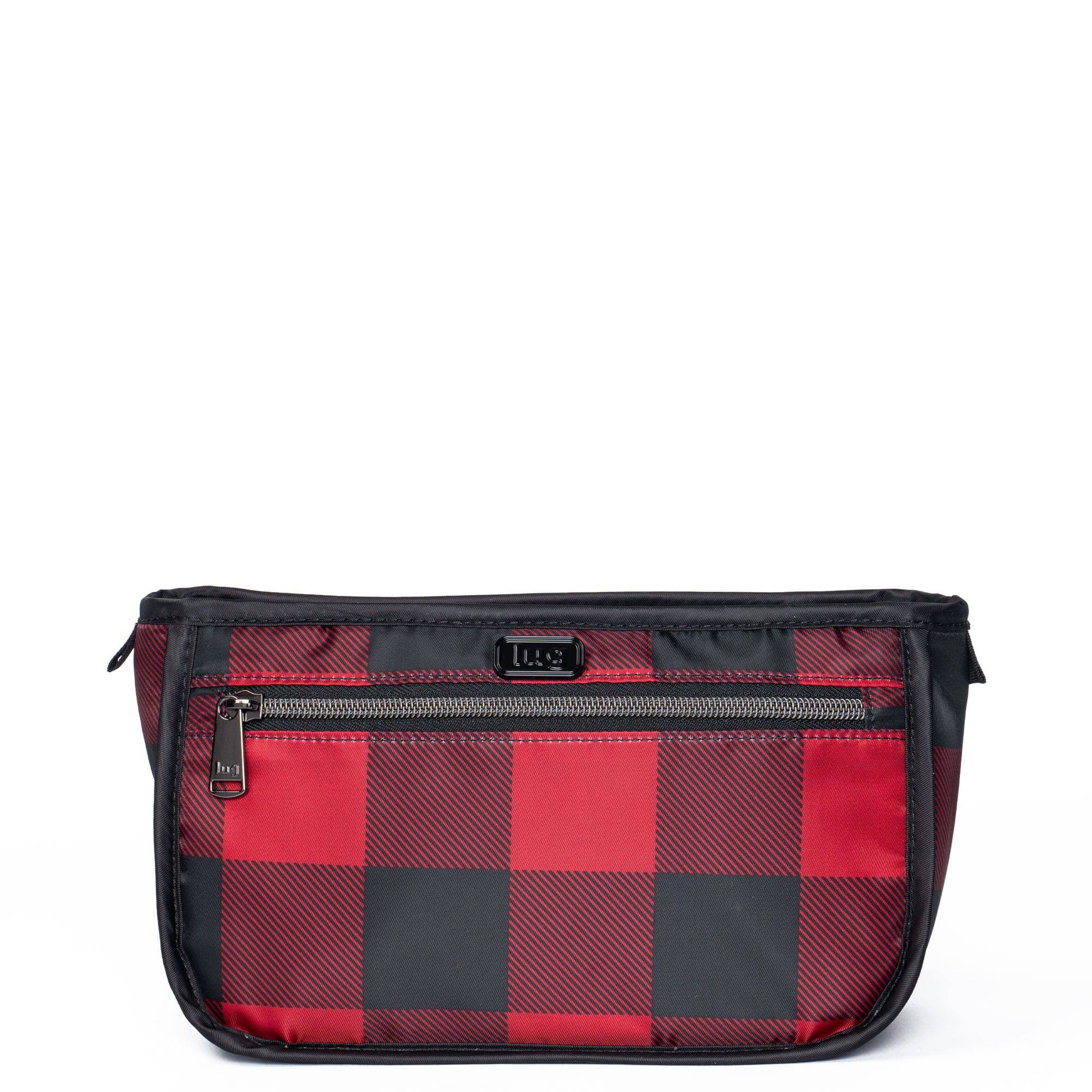 Parasail Cosmetic Case - BUFFALO CHECK RED - Parasail_BuffaloCheckRed_01