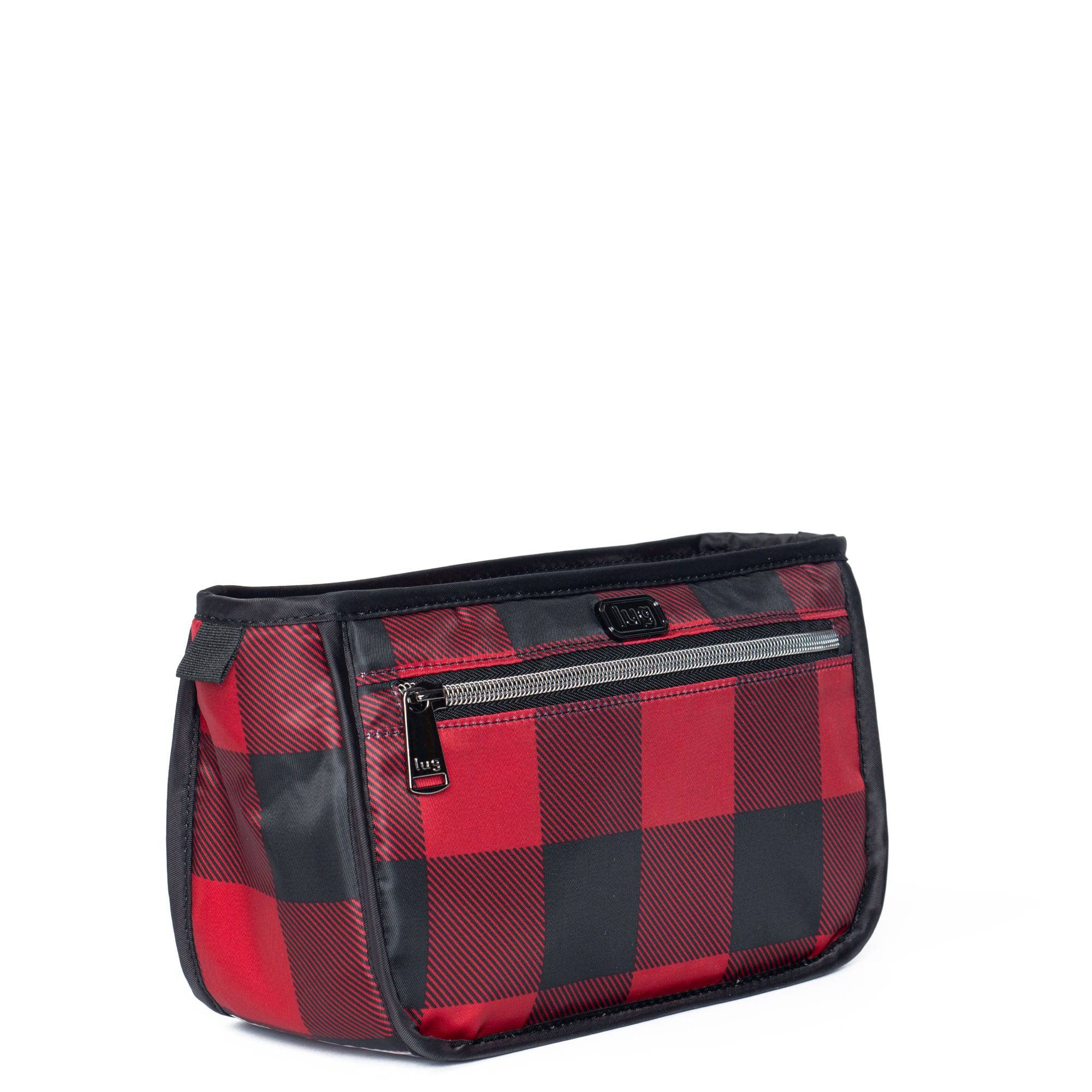 Parasail Cosmetic Case - BUFFALO CHECK RED - Parasail_BuffaloCheckRed_02