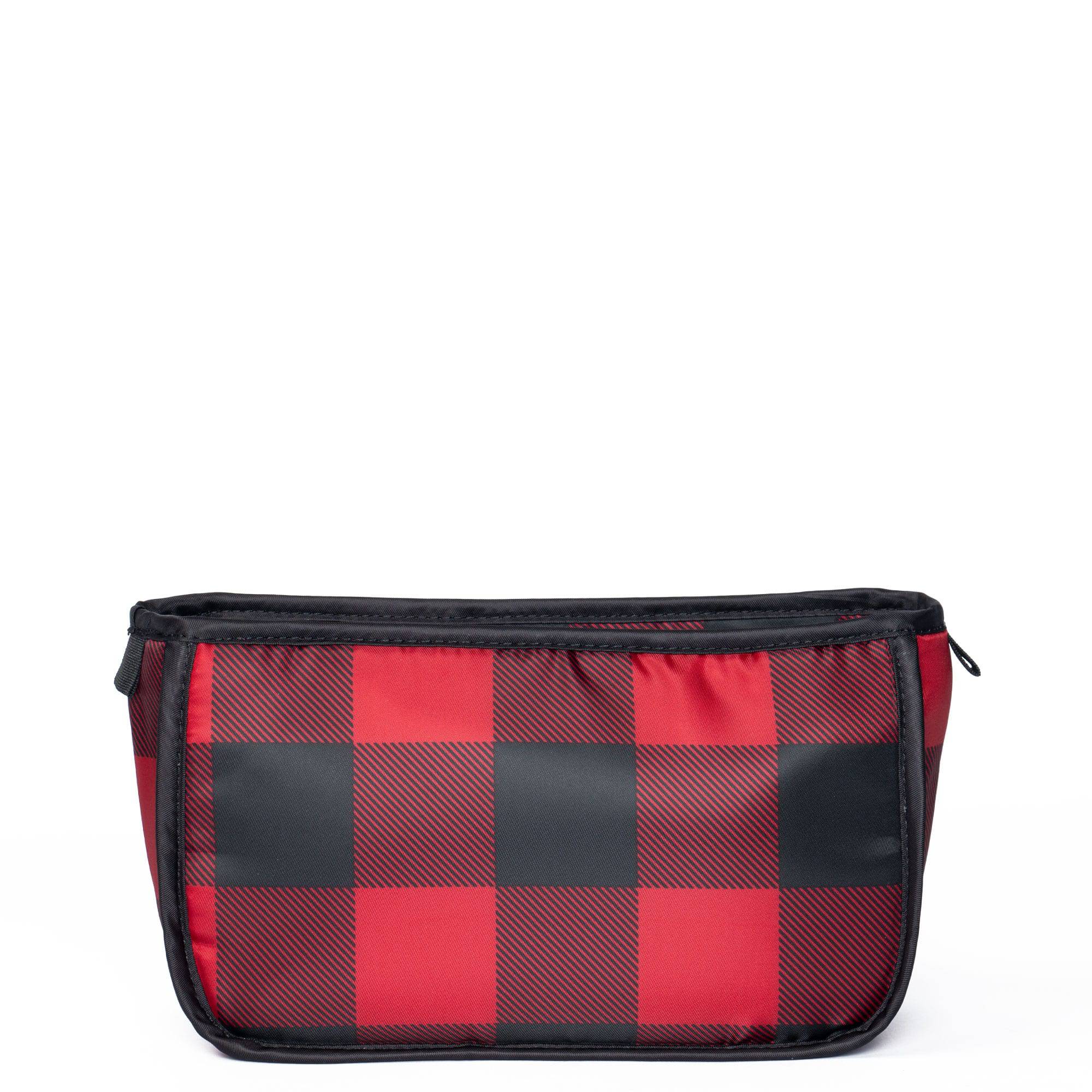 Parasail Cosmetic Case - BUFFALO CHECK RED - Parasail_BuffaloCheckRed_04