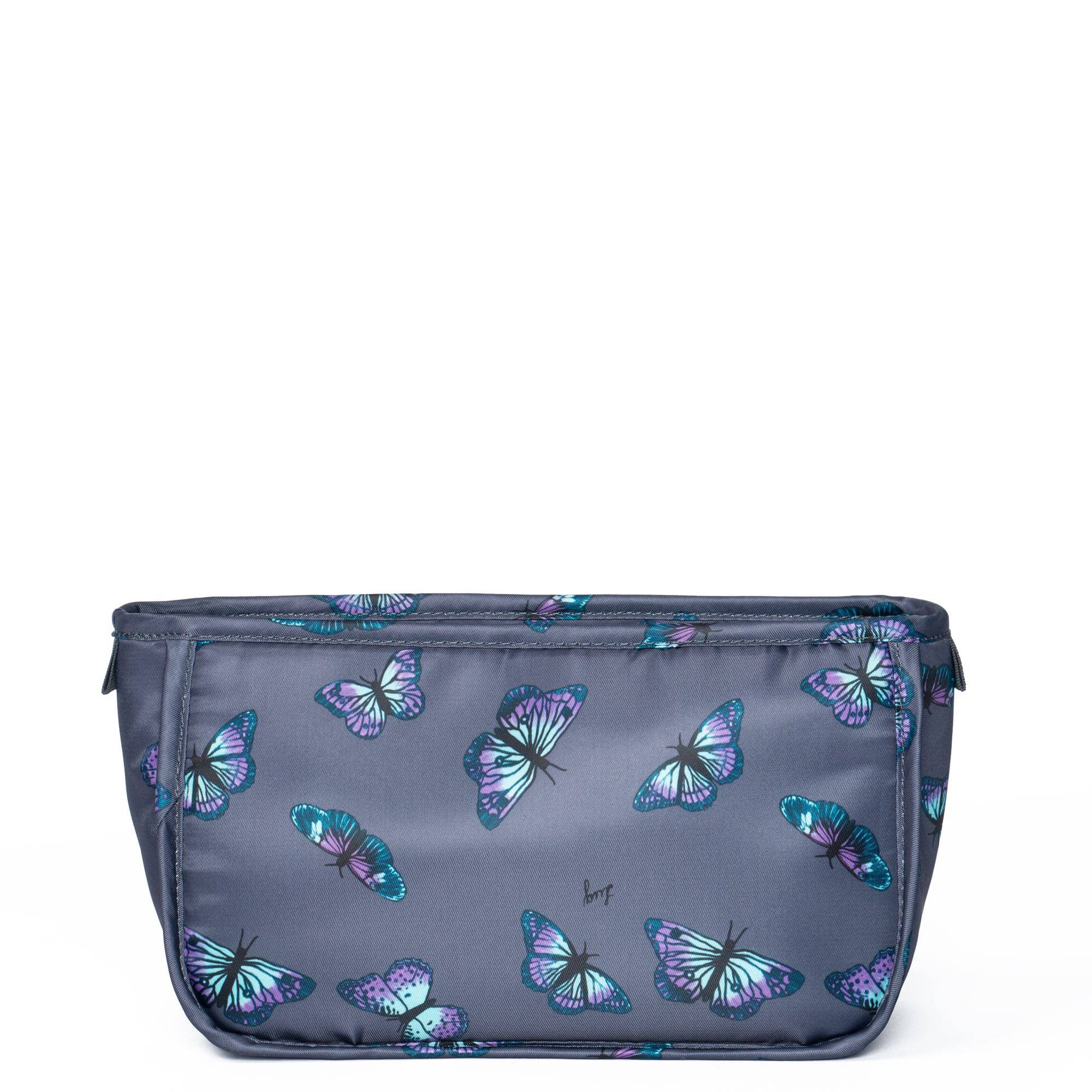 Parasail Cosmetic Case - BUTTERFLY GREY - Parasail_ButterflyGrey_04