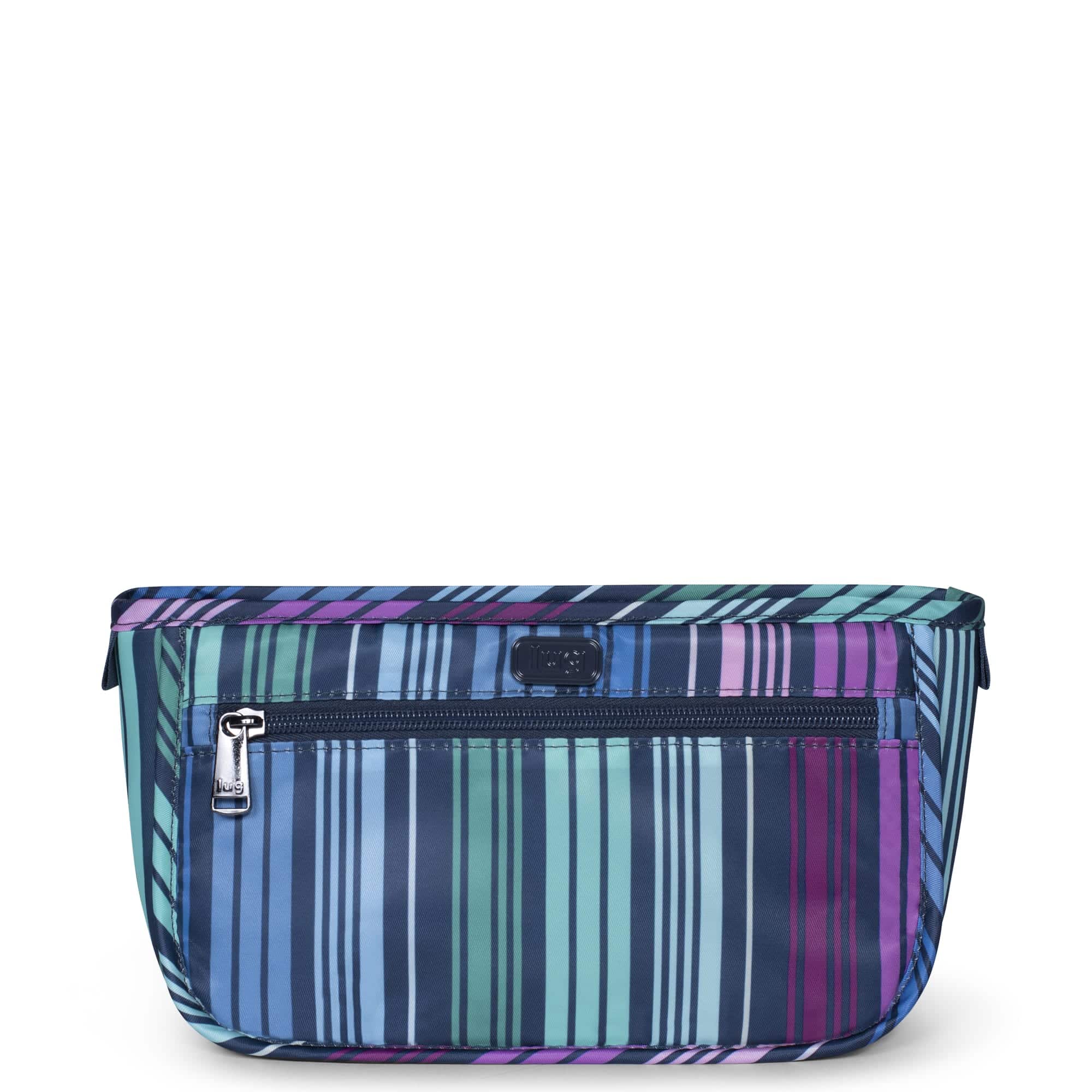 Parasail Cosmetic Case - LOVE STRIPE MULTI - Parasail_LoveStraps_01