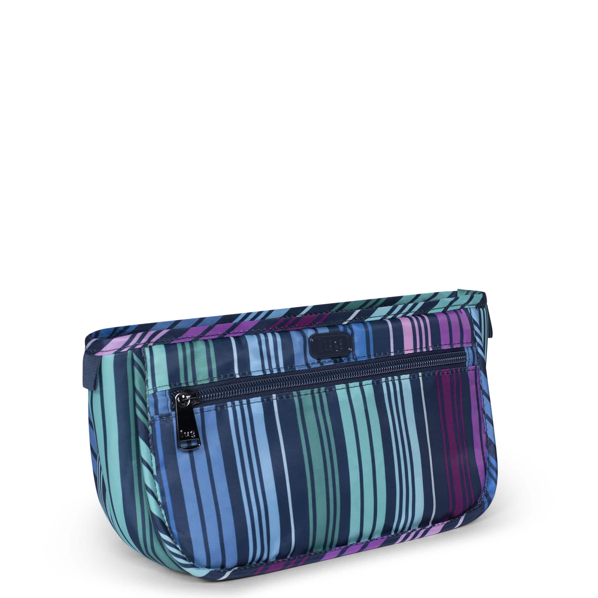 Parasail Cosmetic Case - LOVE STRIPE MULTI - Parasail_LoveStraps_02