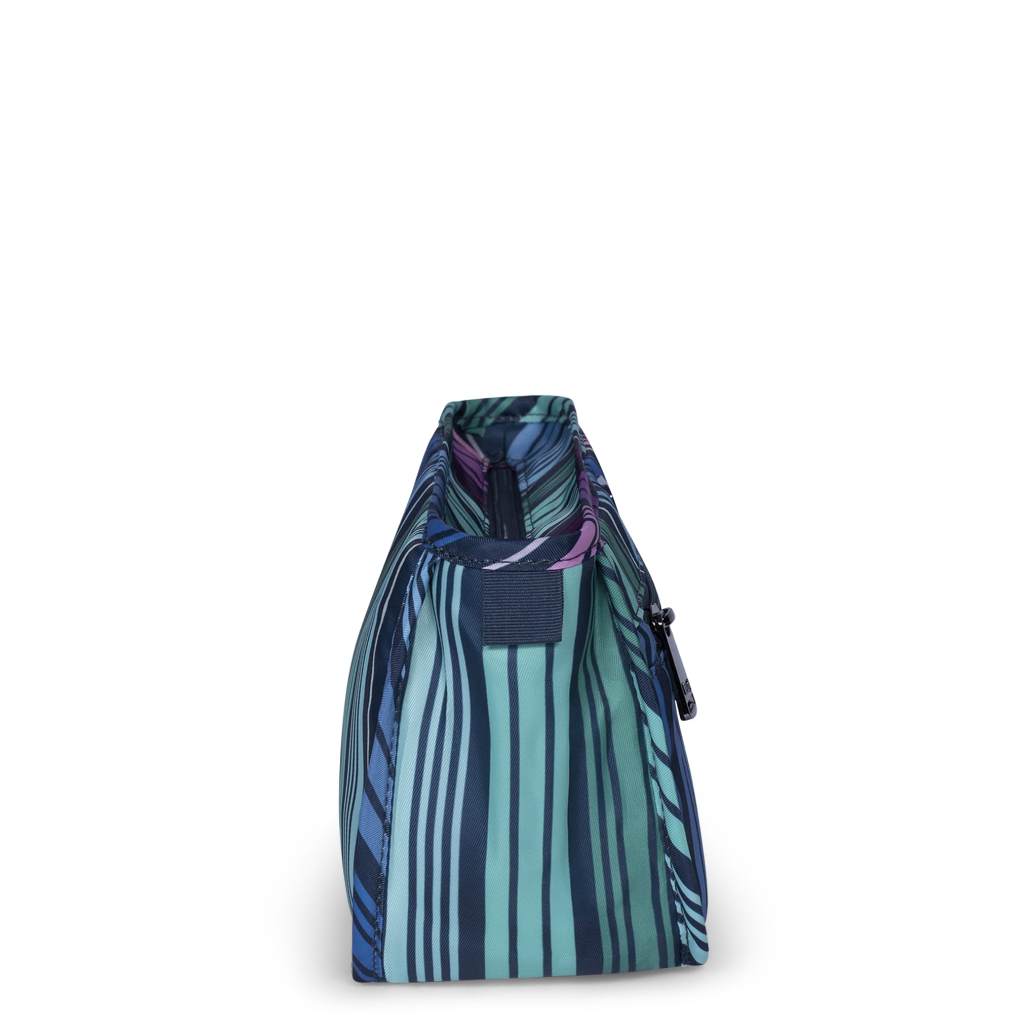 Parasail Cosmetic Case - LOVE STRIPE MULTI - Parasail_LoveStraps_03