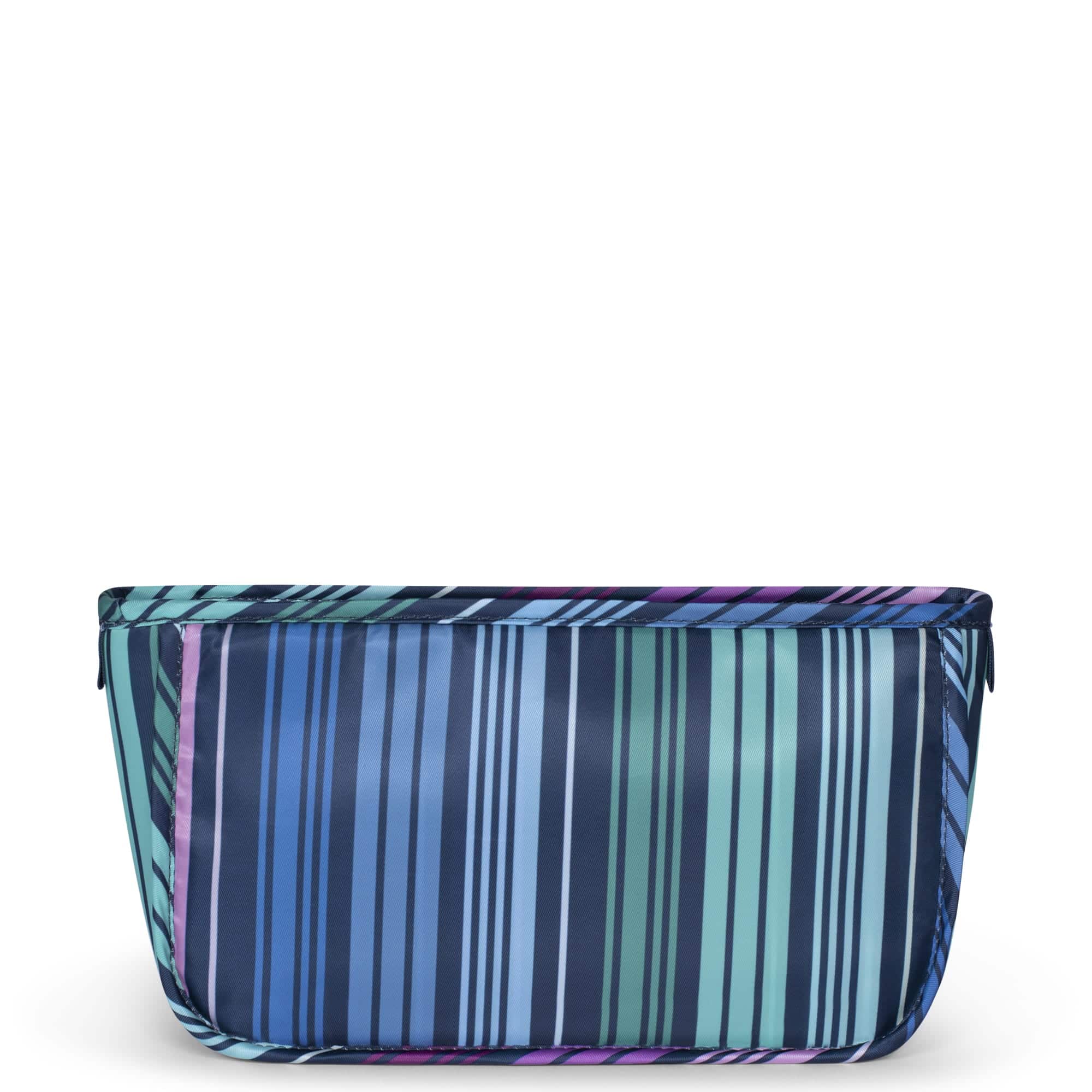Parasail Cosmetic Case - LOVE STRIPE MULTI - Parasail_LoveStraps_04