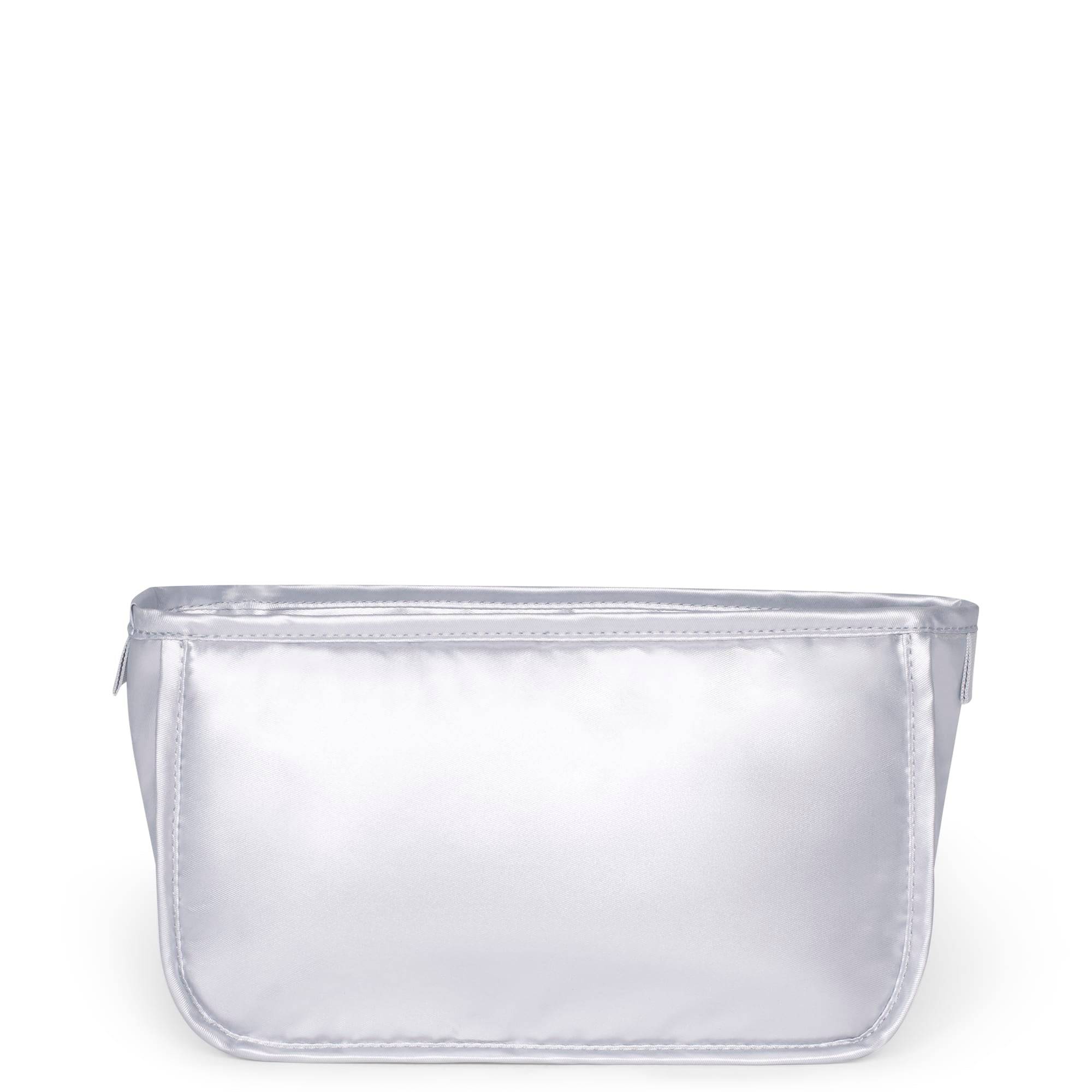 Parasail Cosmetic Case - METALLIC SILVER - Parasail_MetallicSilver_04