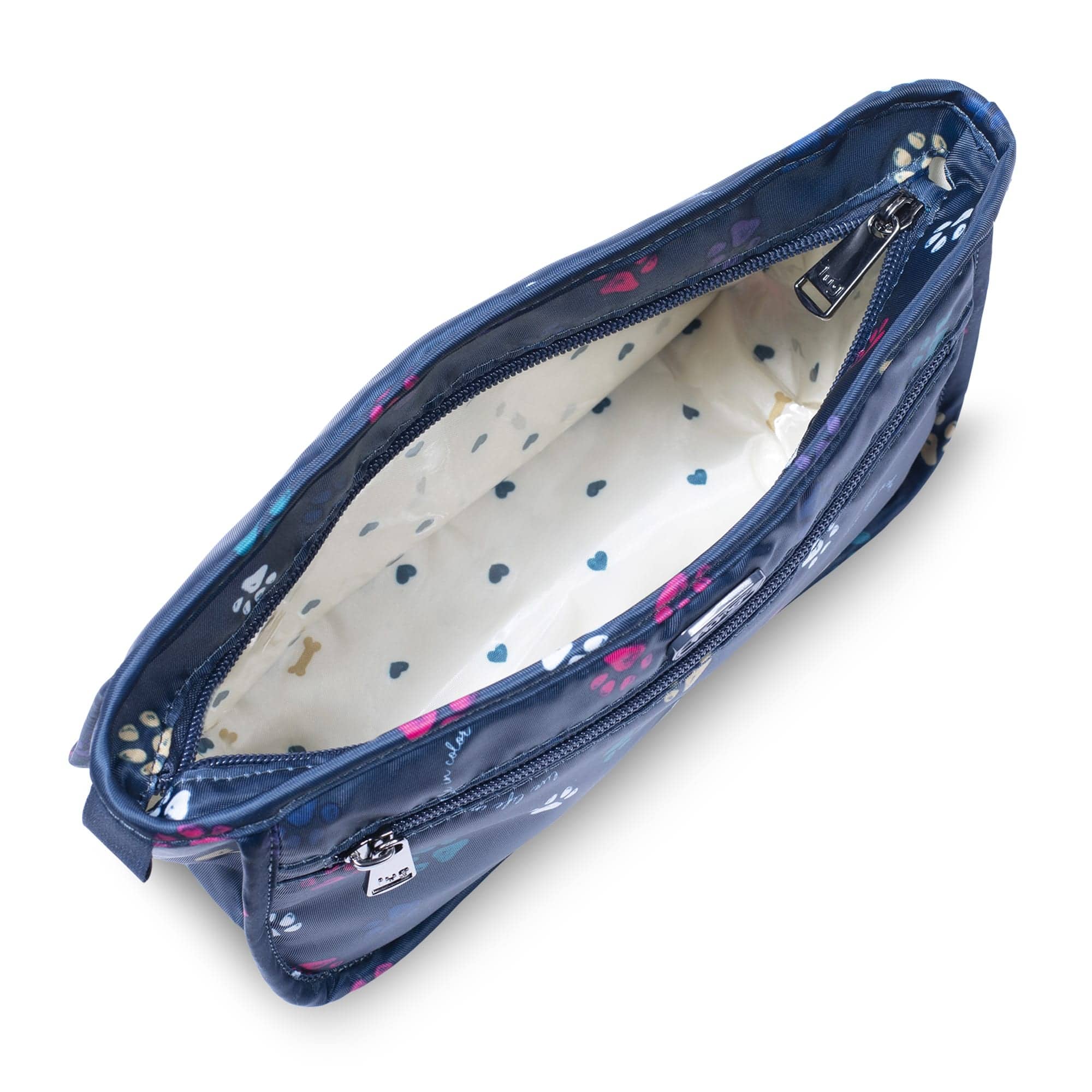Parasail Cosmetic Case - PAWS NAVY - Parasail_PawsNavy_05
