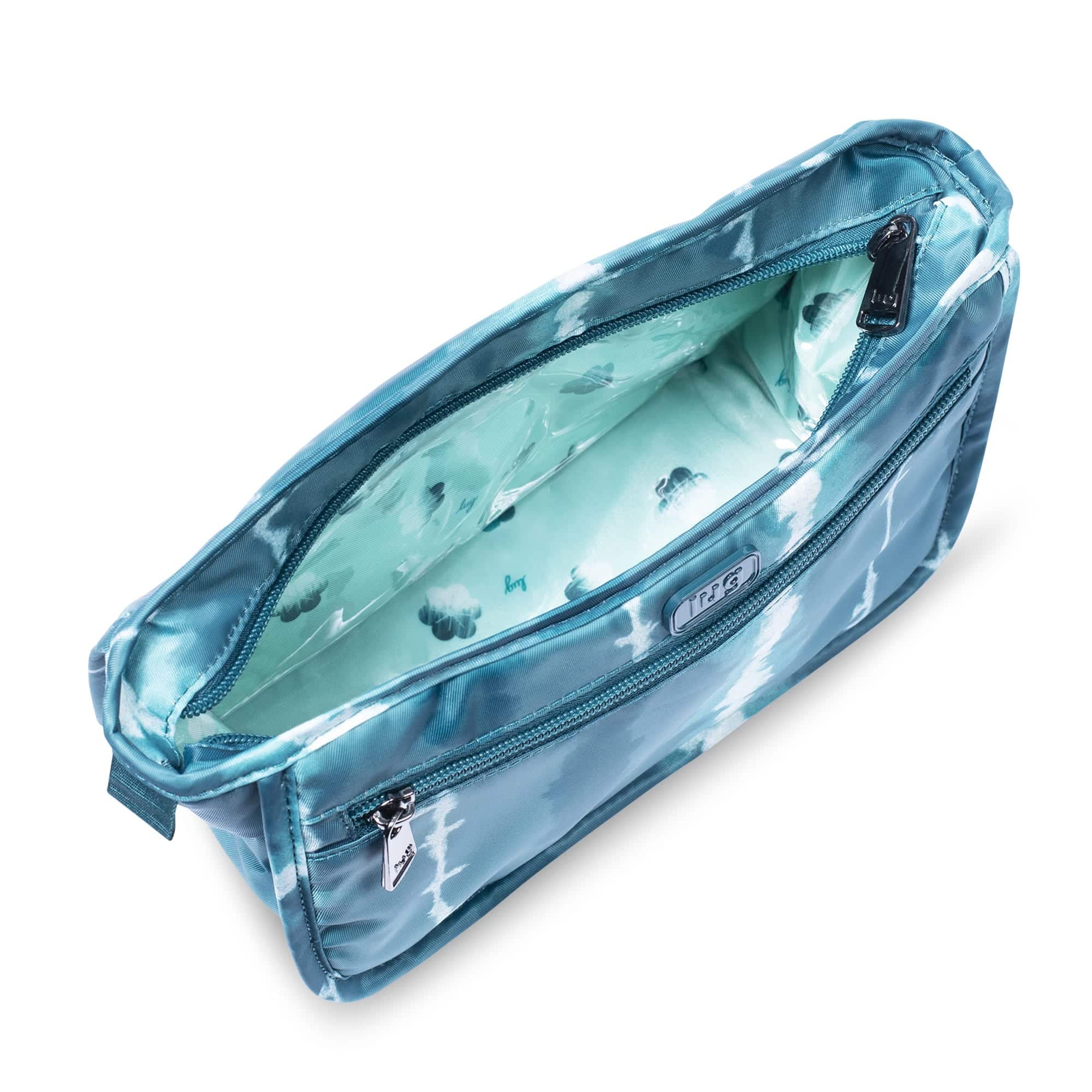 Parasail Cosmetic Case - SHIBORI TEAL - Parasail_ShiboriSkyBlue_05