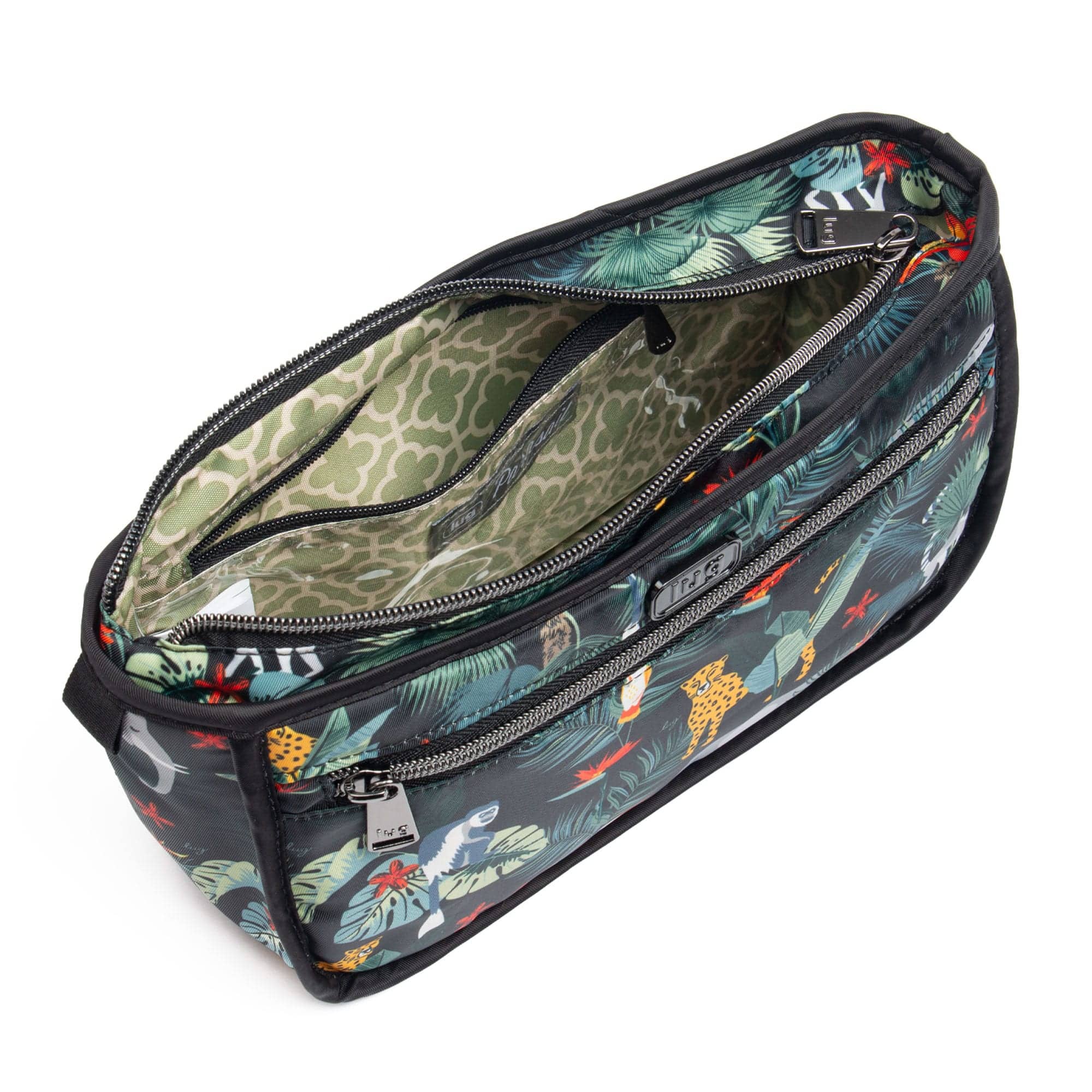 Parasail Cosmetic Case - WILDLIFE BLACK - Parasail_WildlifeBlack_05