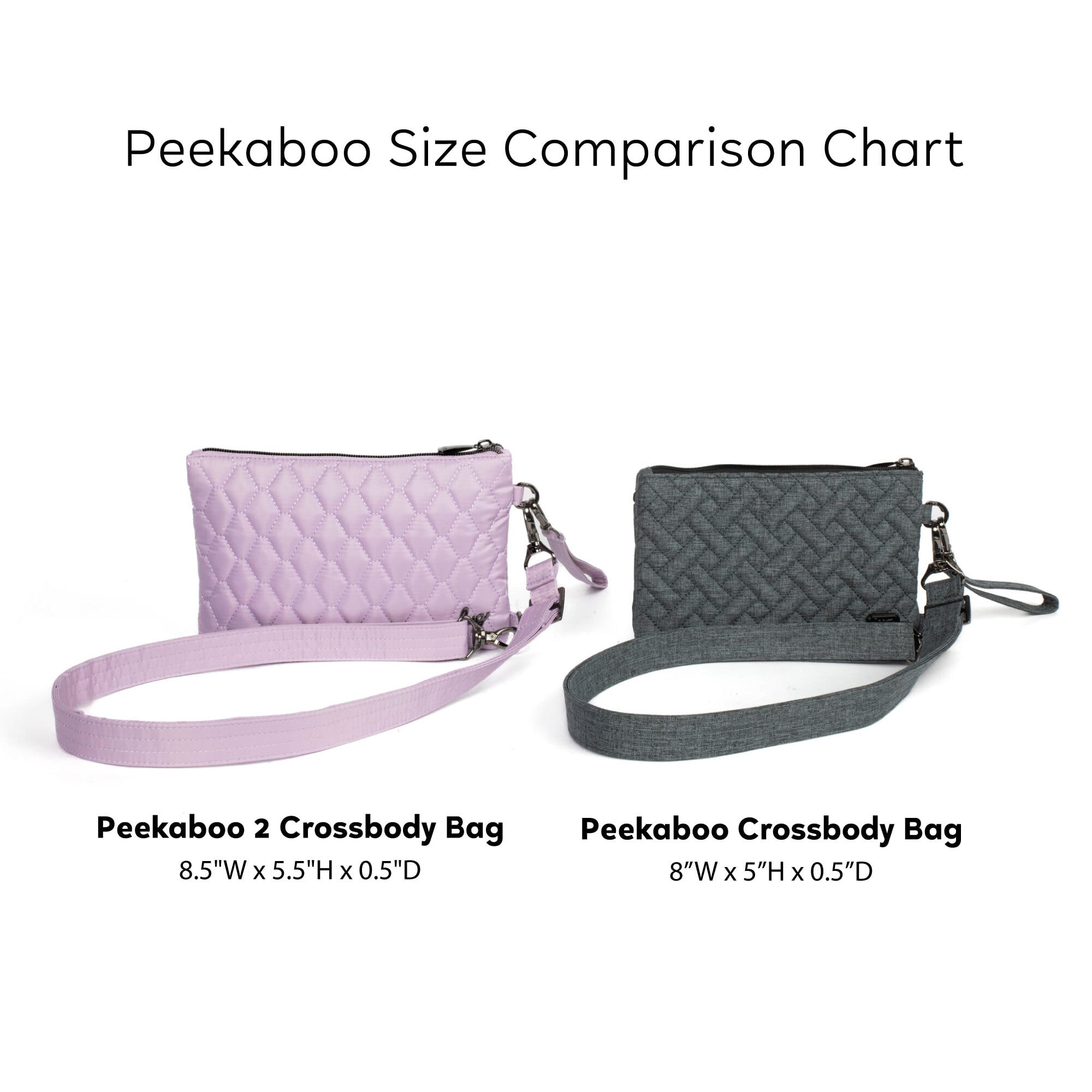Peekaboo 2 Convertible Crossbody Bag - - Peekaboo2_ComparisonChart