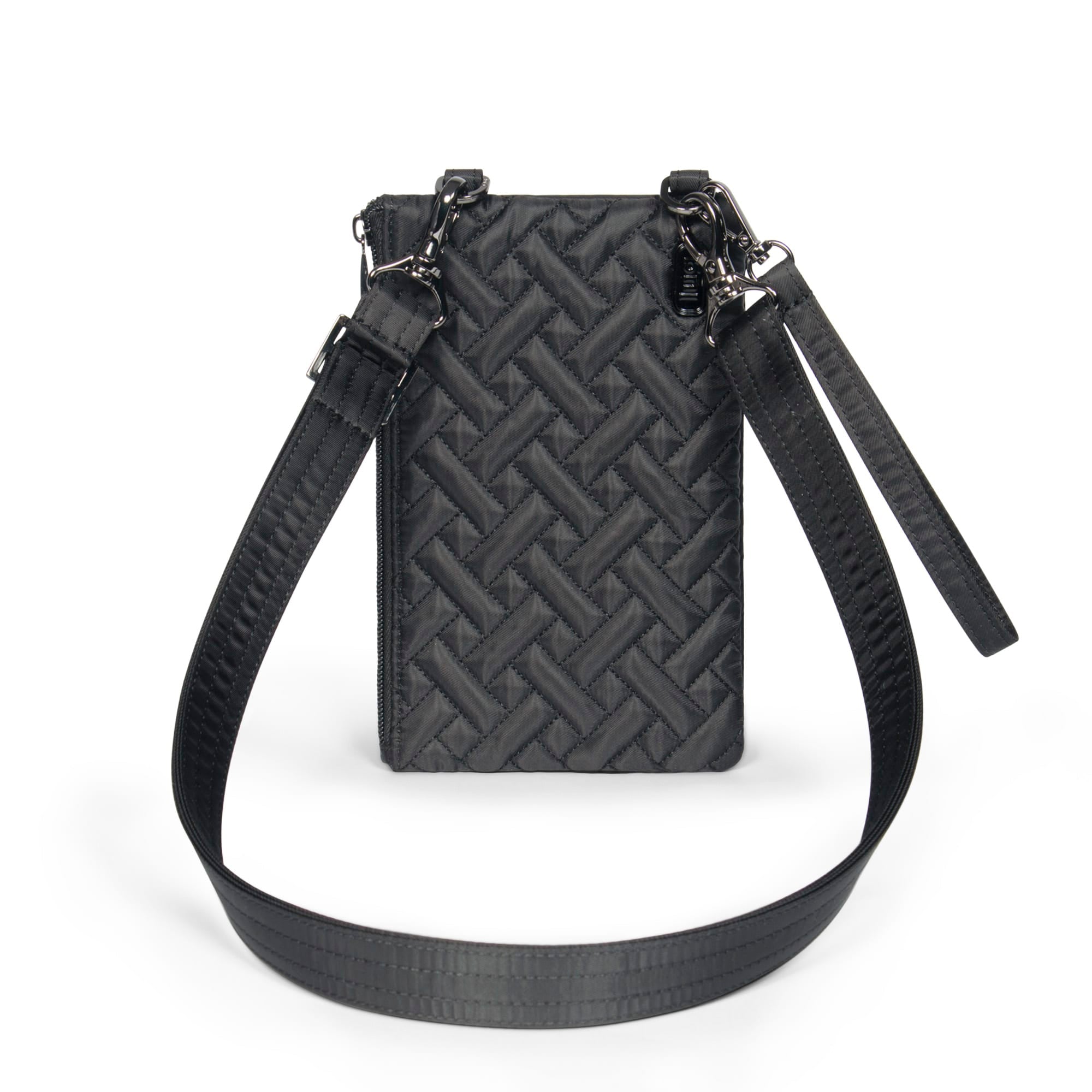 Peekaboo Convertible Crossbody Bag - MIDNIGHT BLACK - PeekabooPouch_Black_01a