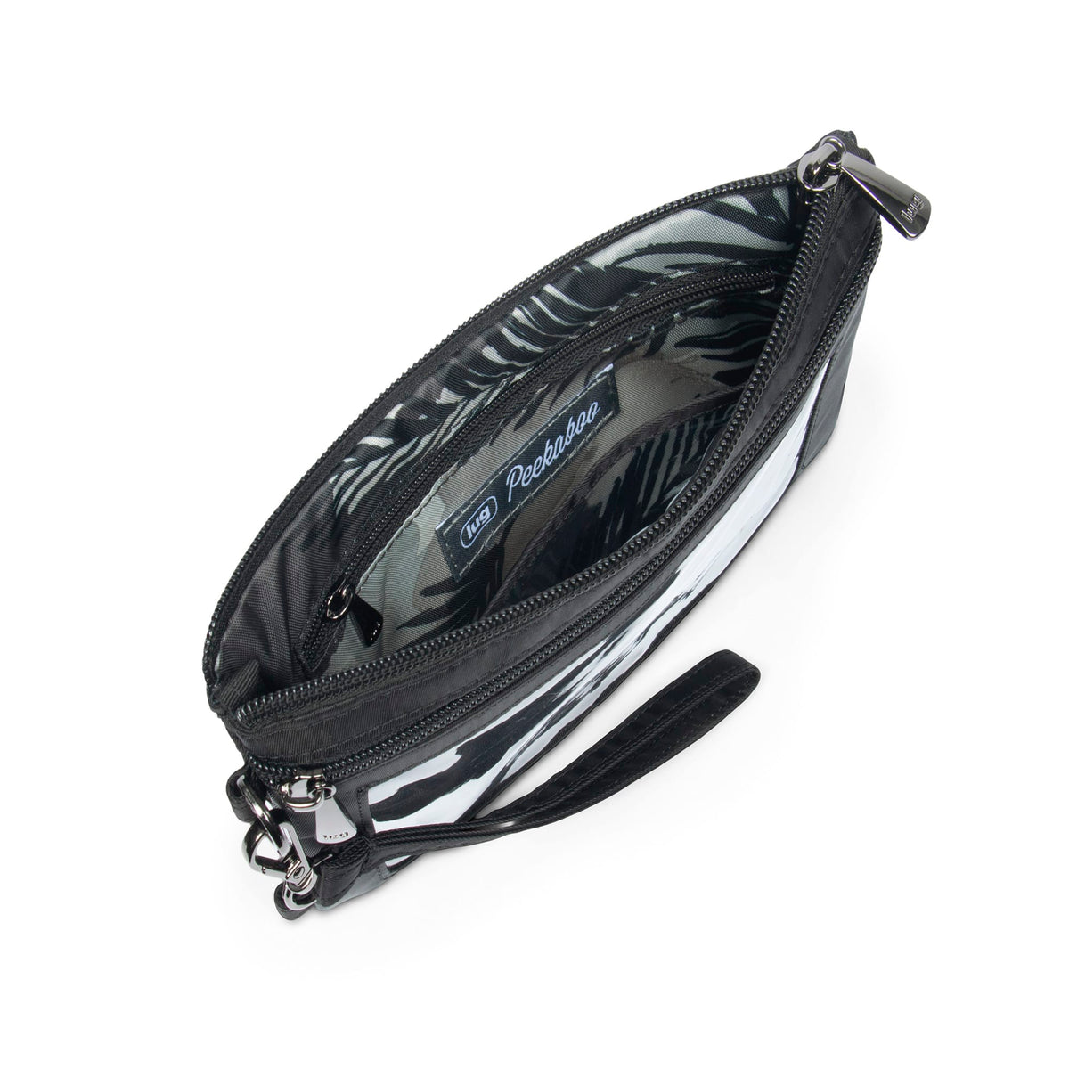 Peekaboo Convertible Crossbody Bag - MIDNIGHT BLACK - PeekabooPouch_Black_05