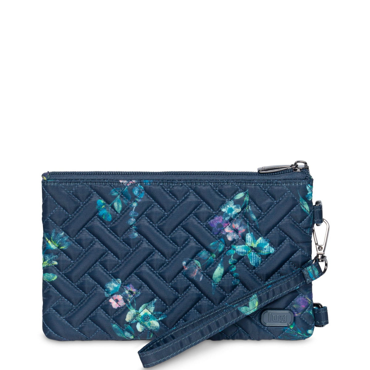 Peekaboo Convertible Crossbody Bag - BOUQUET NAVY - PeekabooPouch_BouquetNavy_01