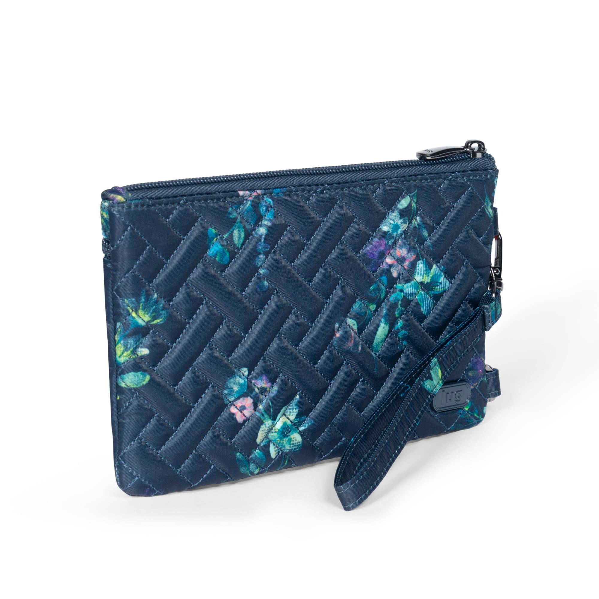 Peekaboo Convertible Crossbody Bag - BOUQUET NAVY - PeekabooPouch_BouquetNavy_02