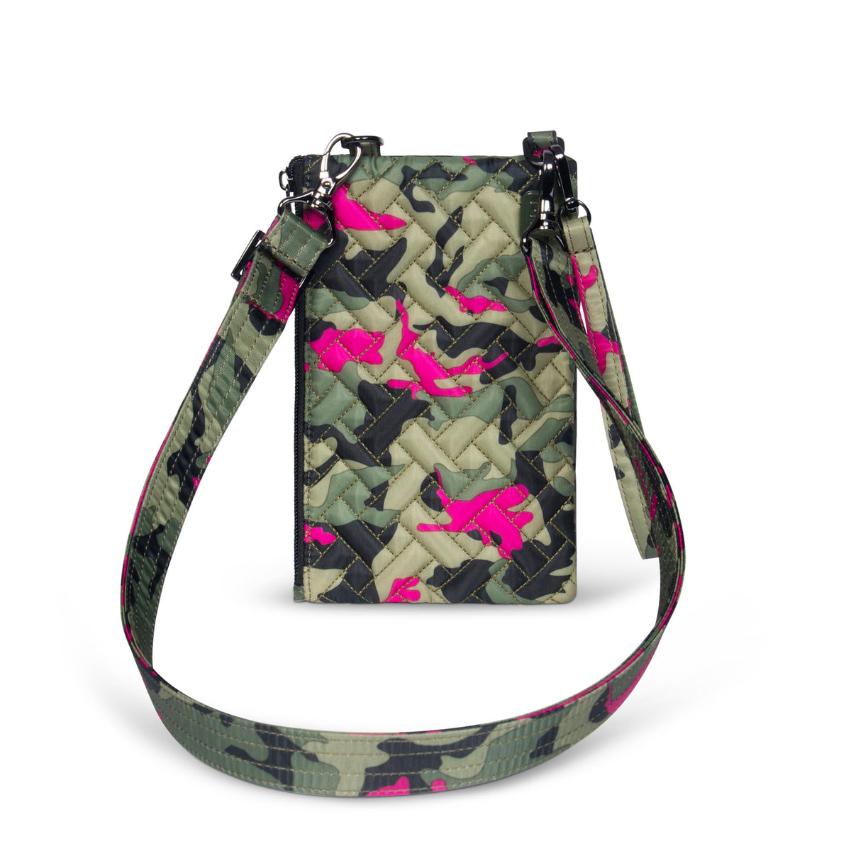 Peekaboo Convertible Crossbody Bag - CAMO ORCHID - PeekabooPouch_CamoOrchid_01a
