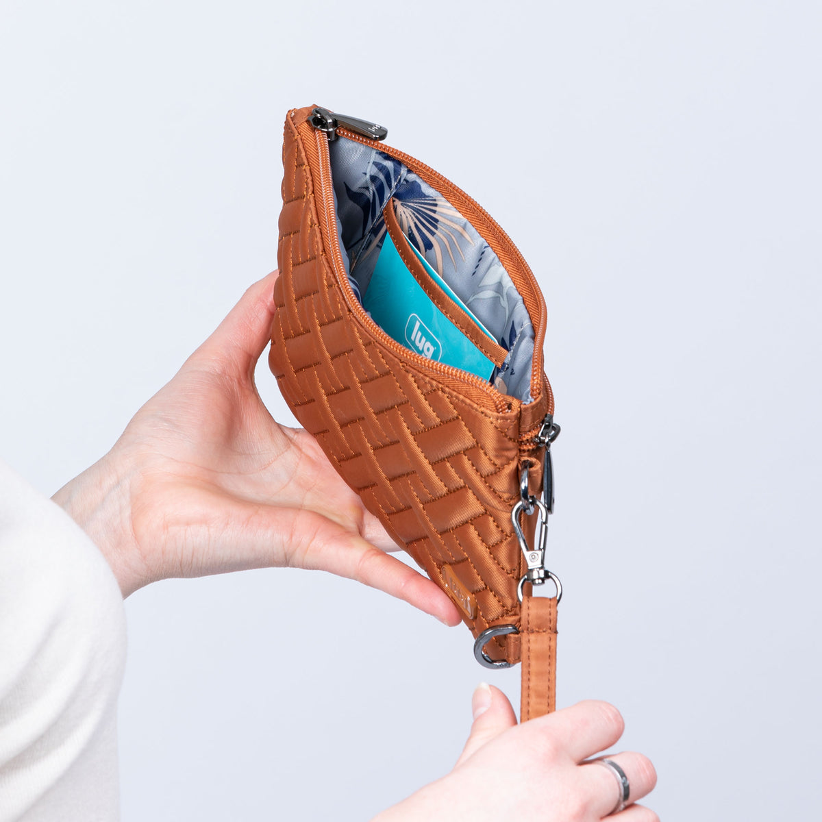 Peekaboo Convertible Wristlet Pouch - - PeekabooPouch_Copper_07f