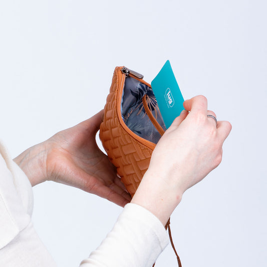 Peekaboo Convertible Wristlet Pouch - - PeekabooPouch_Copper_07g