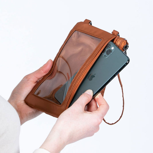 Peekaboo Convertible Wristlet Pouch - - PeekabooPouch_Copper_07h