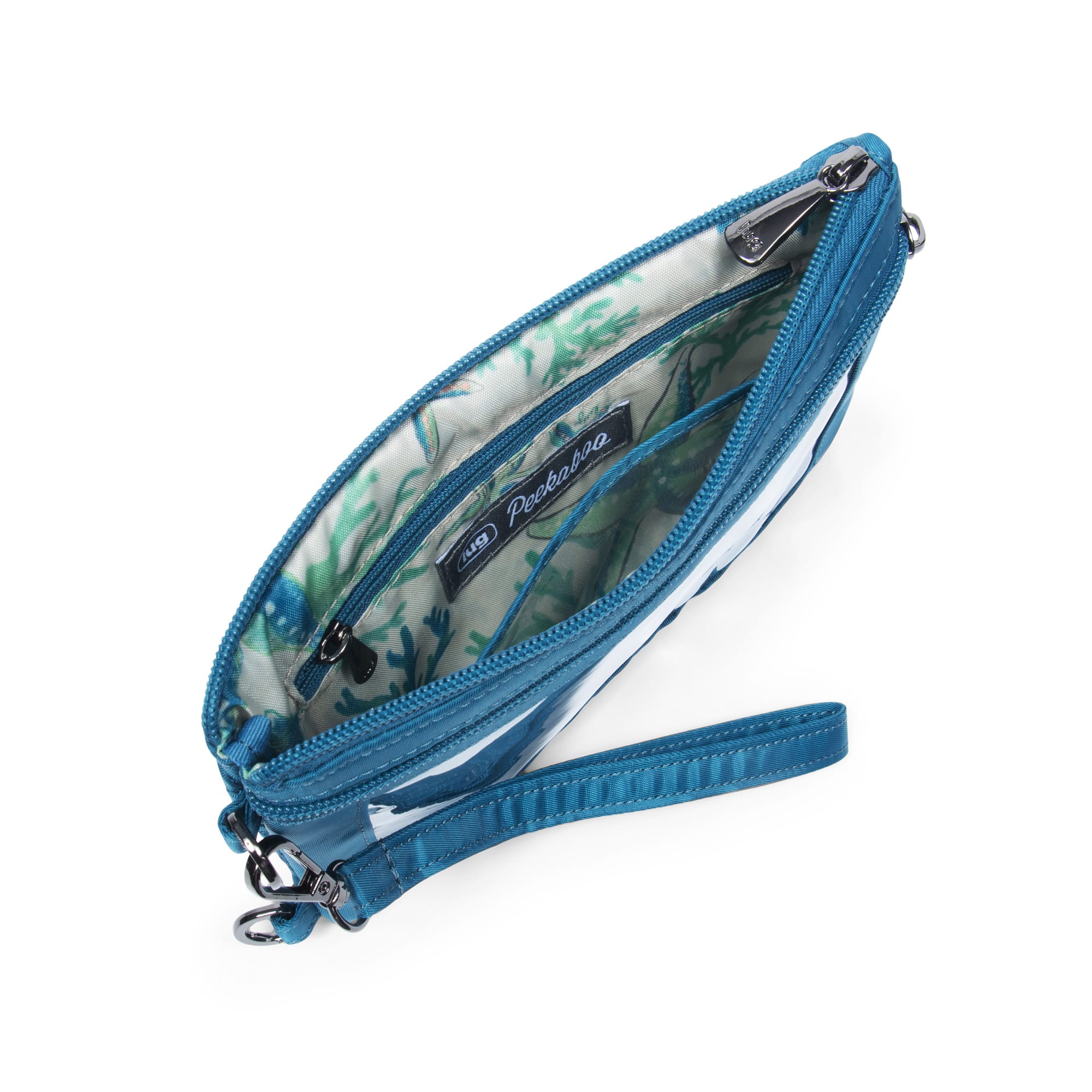 Peekaboo Convertible Crossbody Bag - OCEAN BLUE - PeekabooPouch_OceanBlue_05