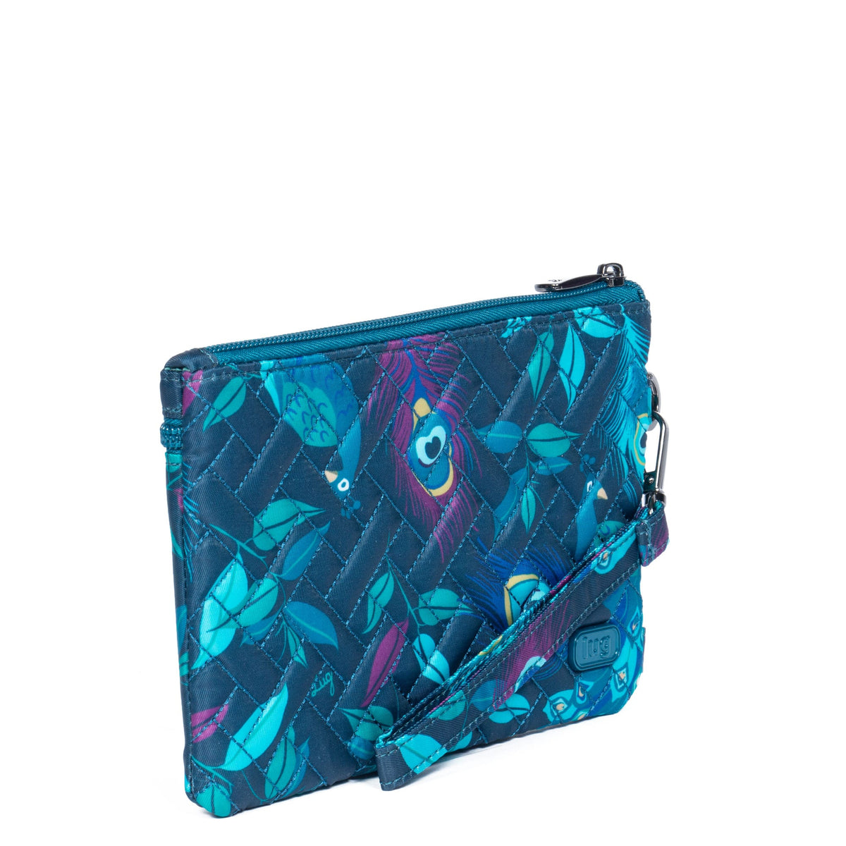 Peekaboo Convertible Wristlet Pouch - PEACOCK MULTI - PeekabooPouch_PeacockMulti_02