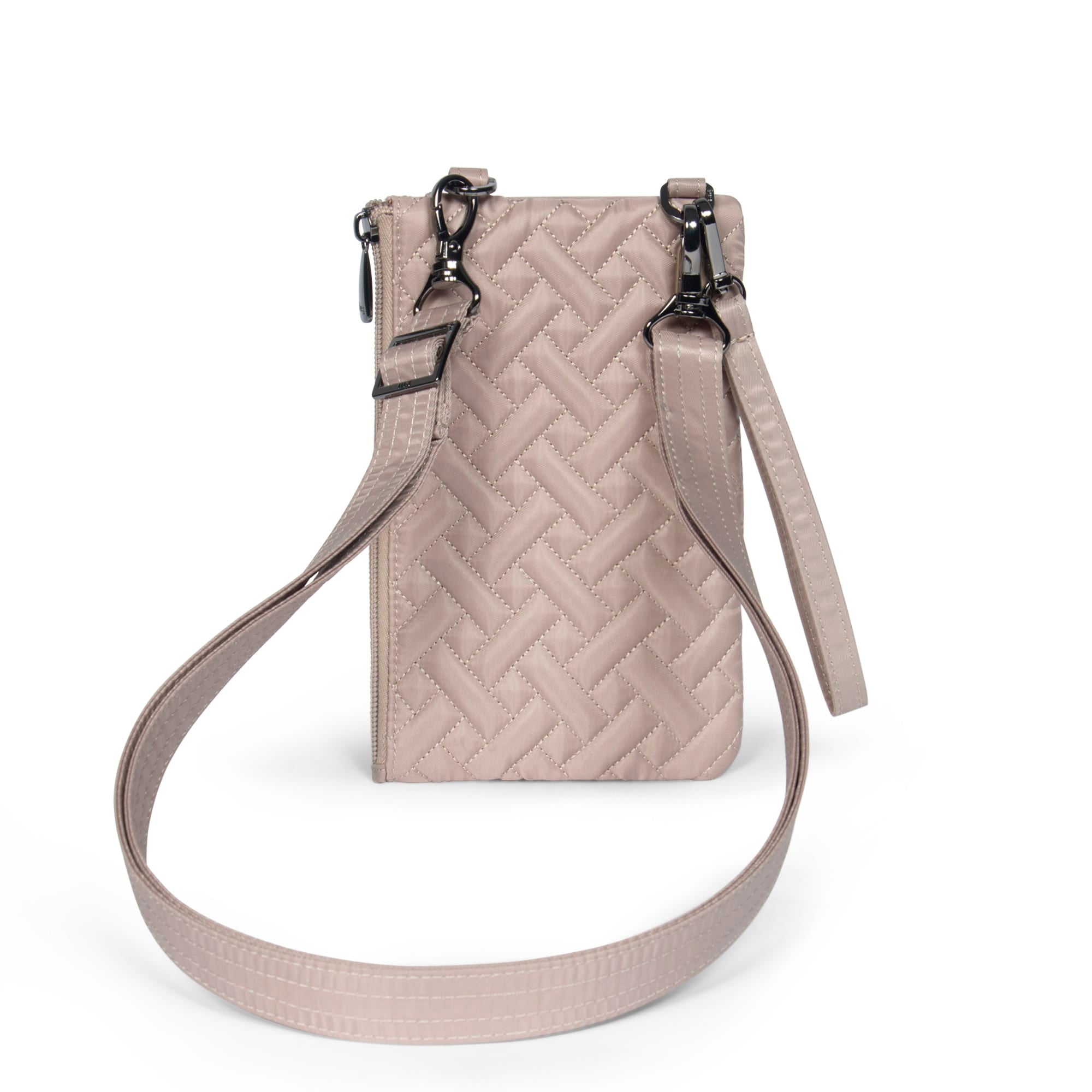 Peekaboo Convertible Crossbody Bag - SAND TAUPE - PeekabooPouch_SandTaupe_01a