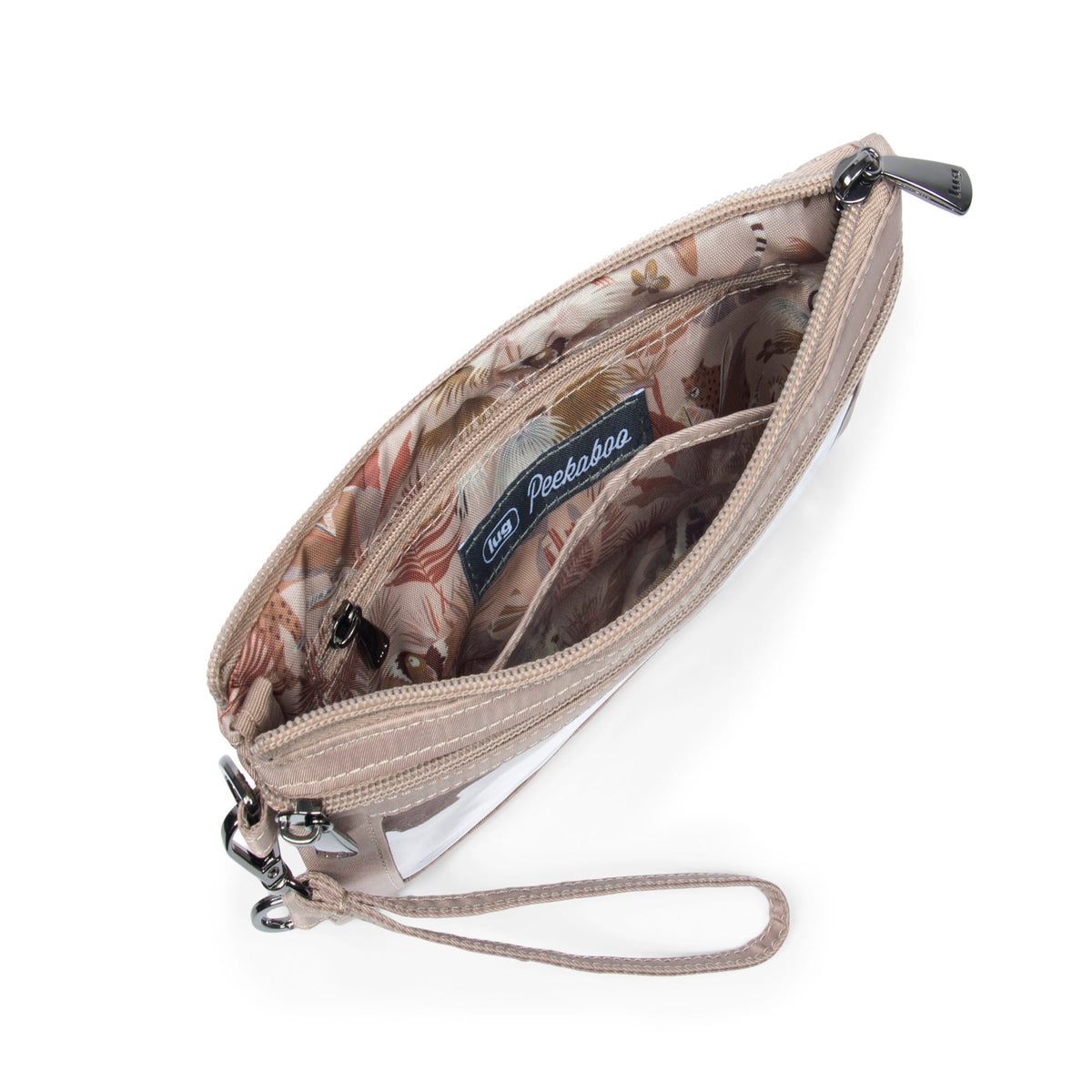 Peekaboo Convertible Crossbody Bag - SAND TAUPE - PeekabooPouch_SandTaupe_05