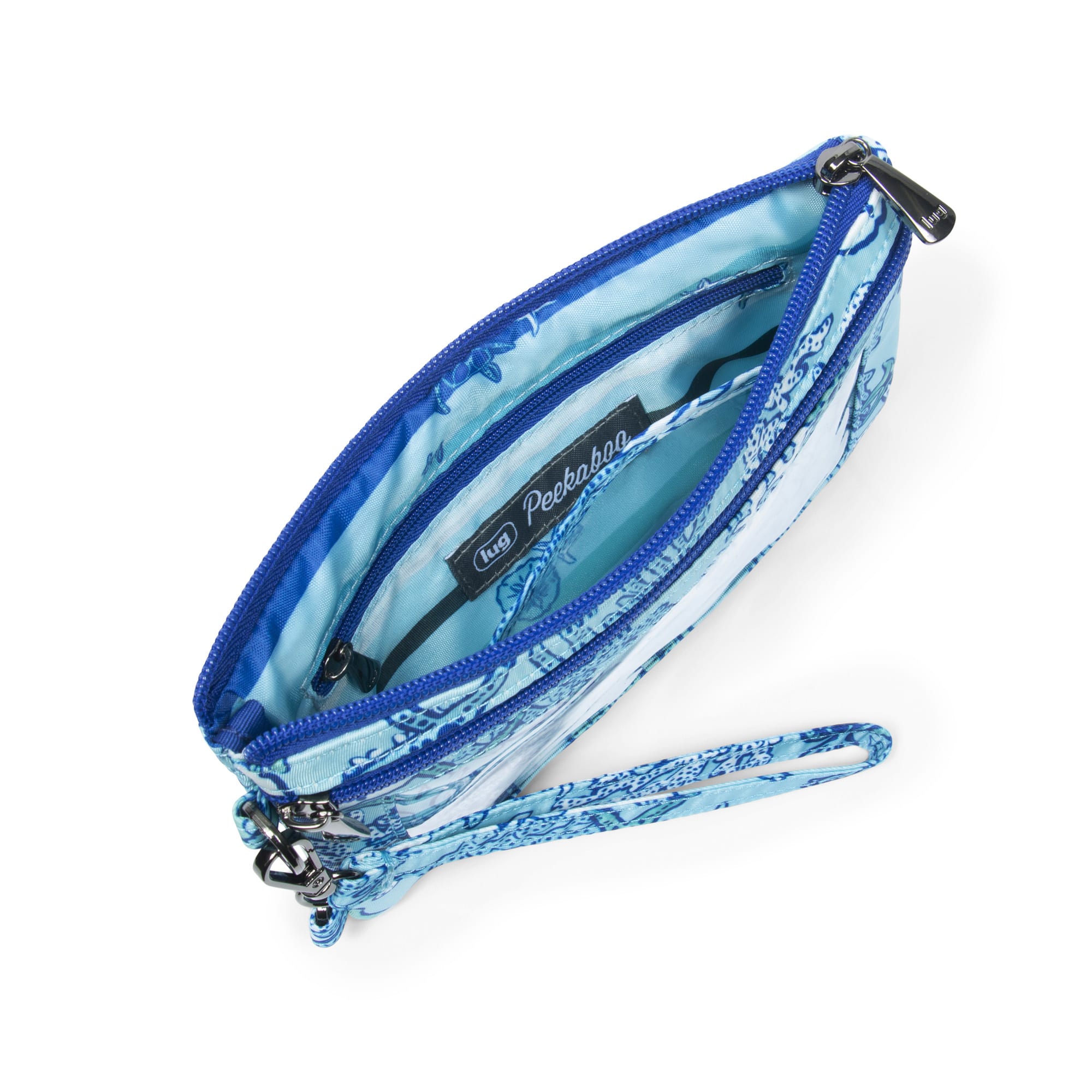 Peekaboo Convertible Crossbody Bag - SEALIFE BLUE - PeekabooPouch_SealifeBlue_05