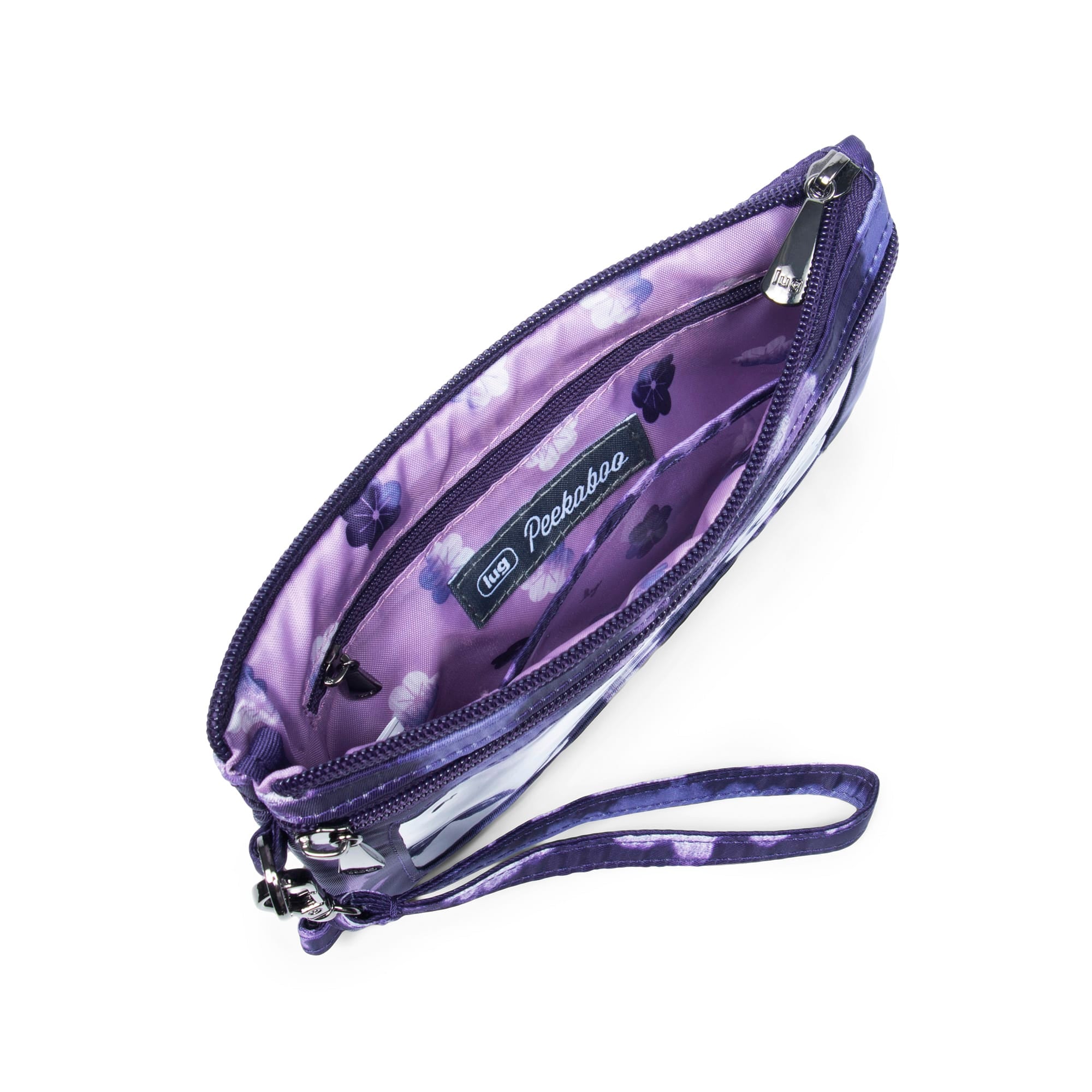 Peekaboo Convertible Crossbody Bag - SHIBORI PURPLE - PeekabooPouch_ShirboriPurple_05