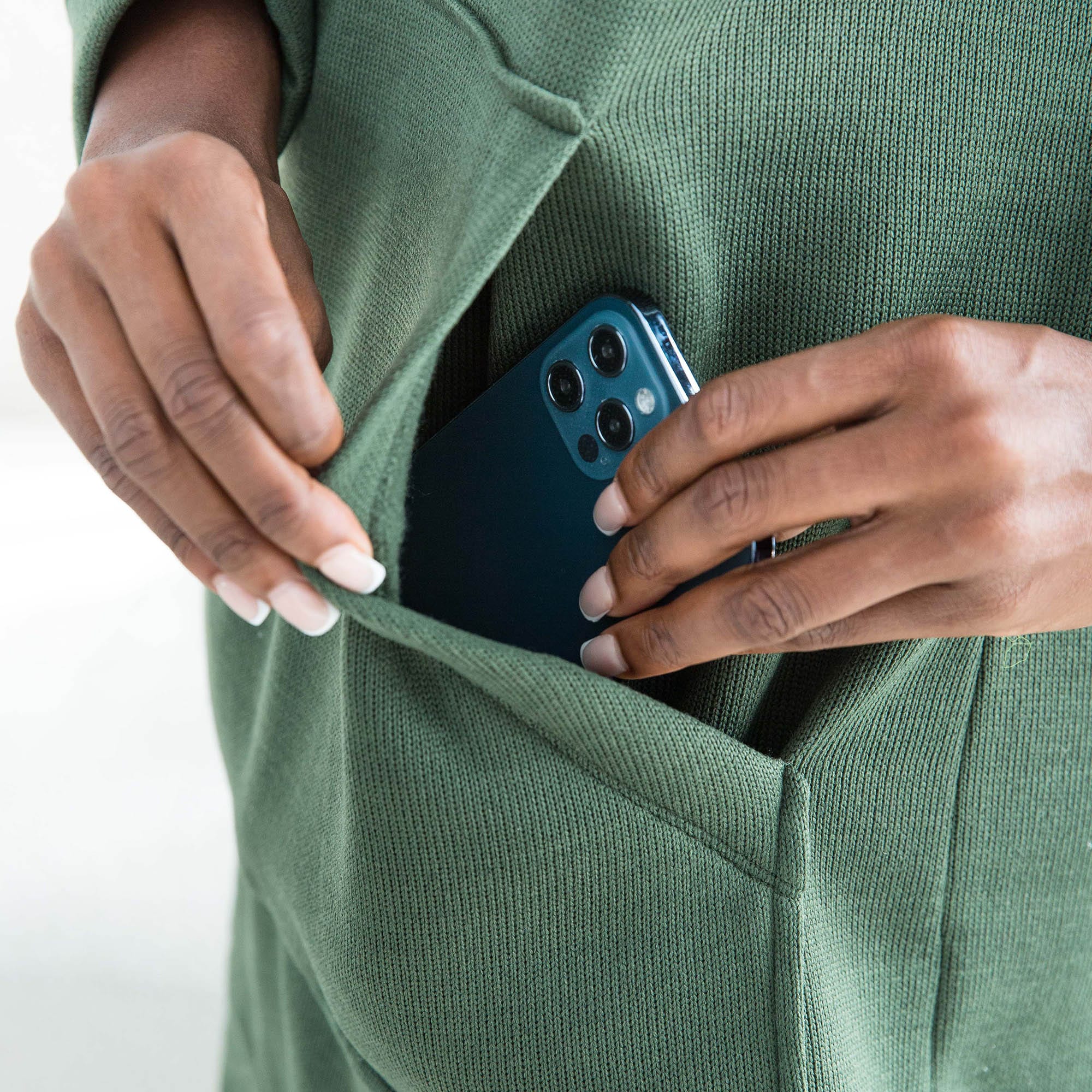 Peekaboo Sweater Fleece Tunic Hoodie - - PeekabooSweaterFleece_Lifestyle_06