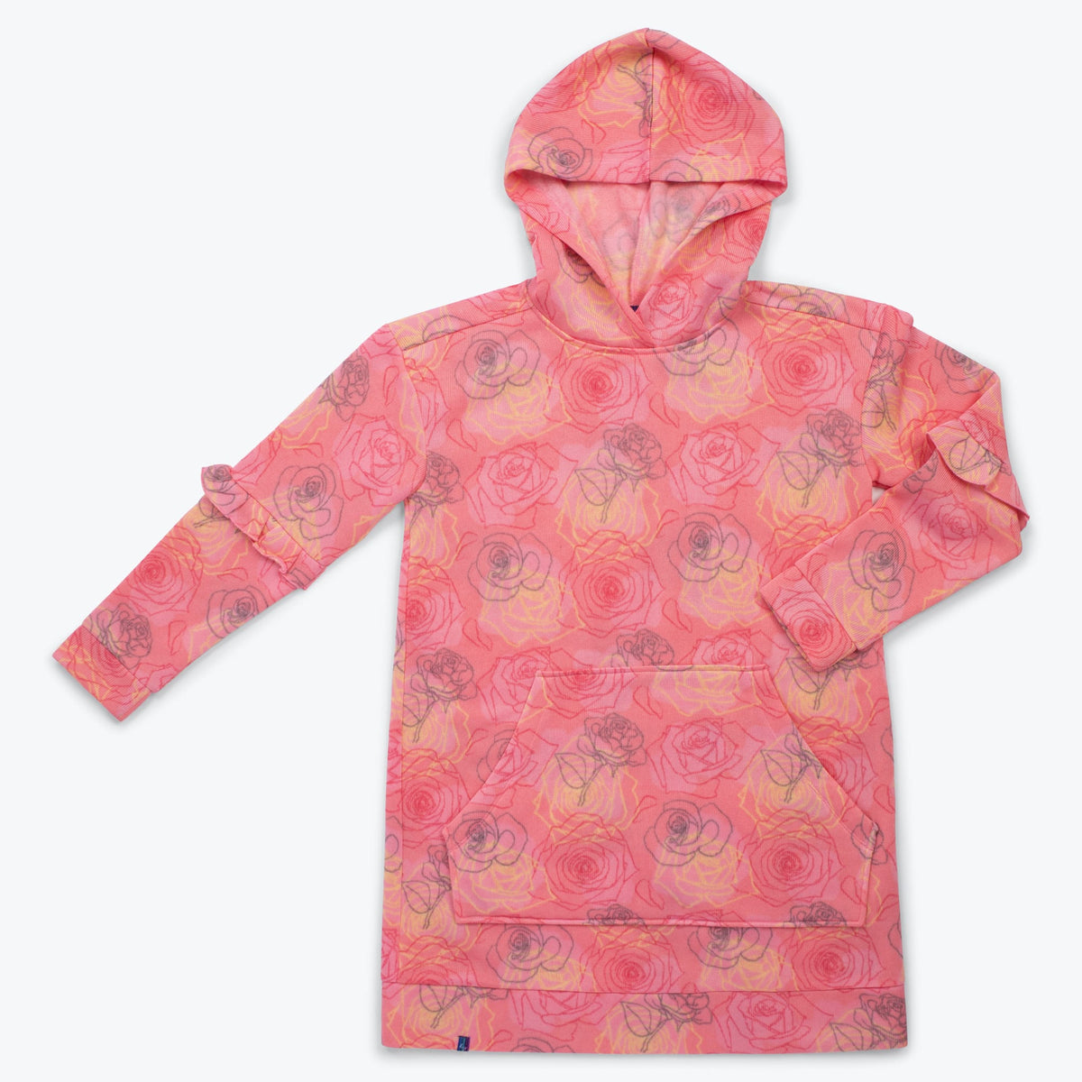 Peekaboo Sweater Fleece Tunic Hoodie - SERENITY ROSE - PeekabooSweaterFleece_SerenityRose_Flatlay_51c3bfab-2e9b-4a4e-9c2d-1aa39e0fb2c6