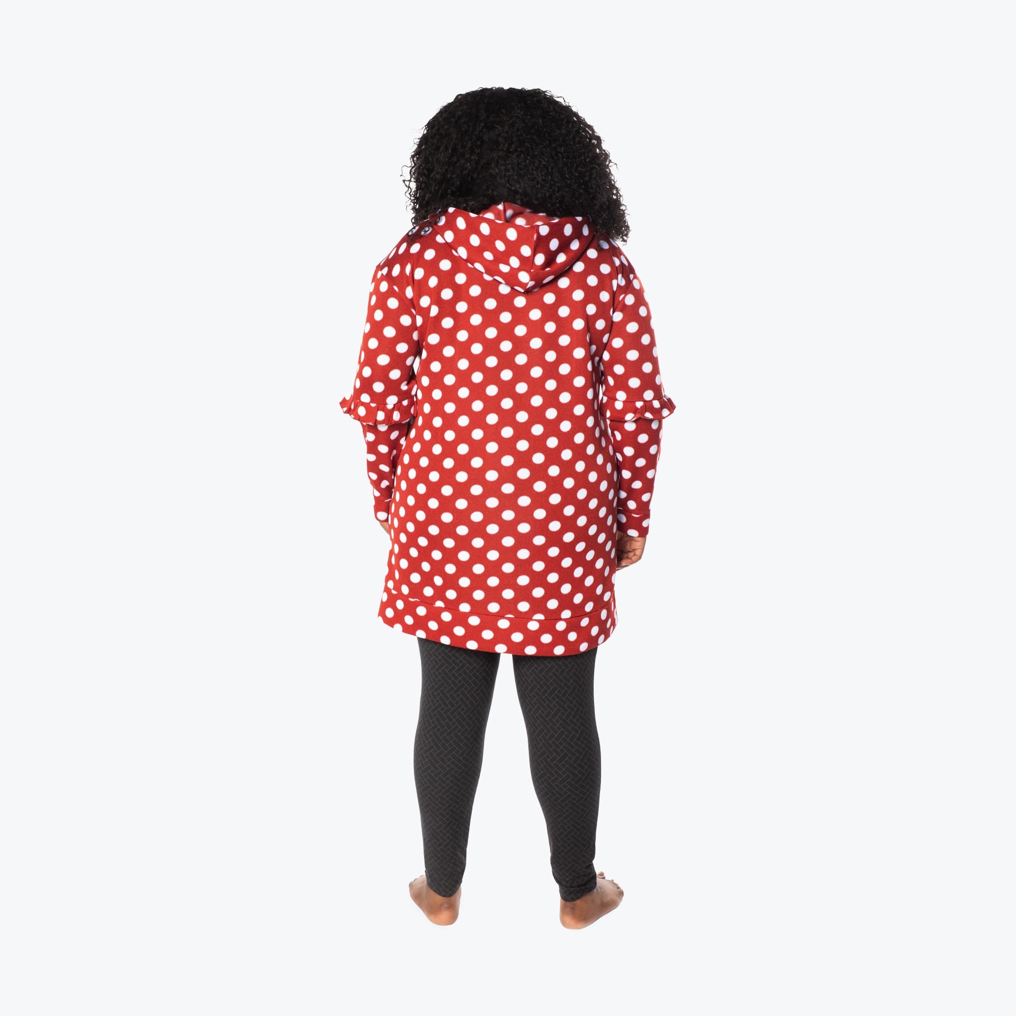 Peekaboo Sweater Fleece Tunic Hoodie - CRIMSON LARGE DOT - PeekabooSweaterFleece_XL_CrimsonLGDot_XL_02_a38d0bf4-fcac-489f-a1ec-e241e454cc0d