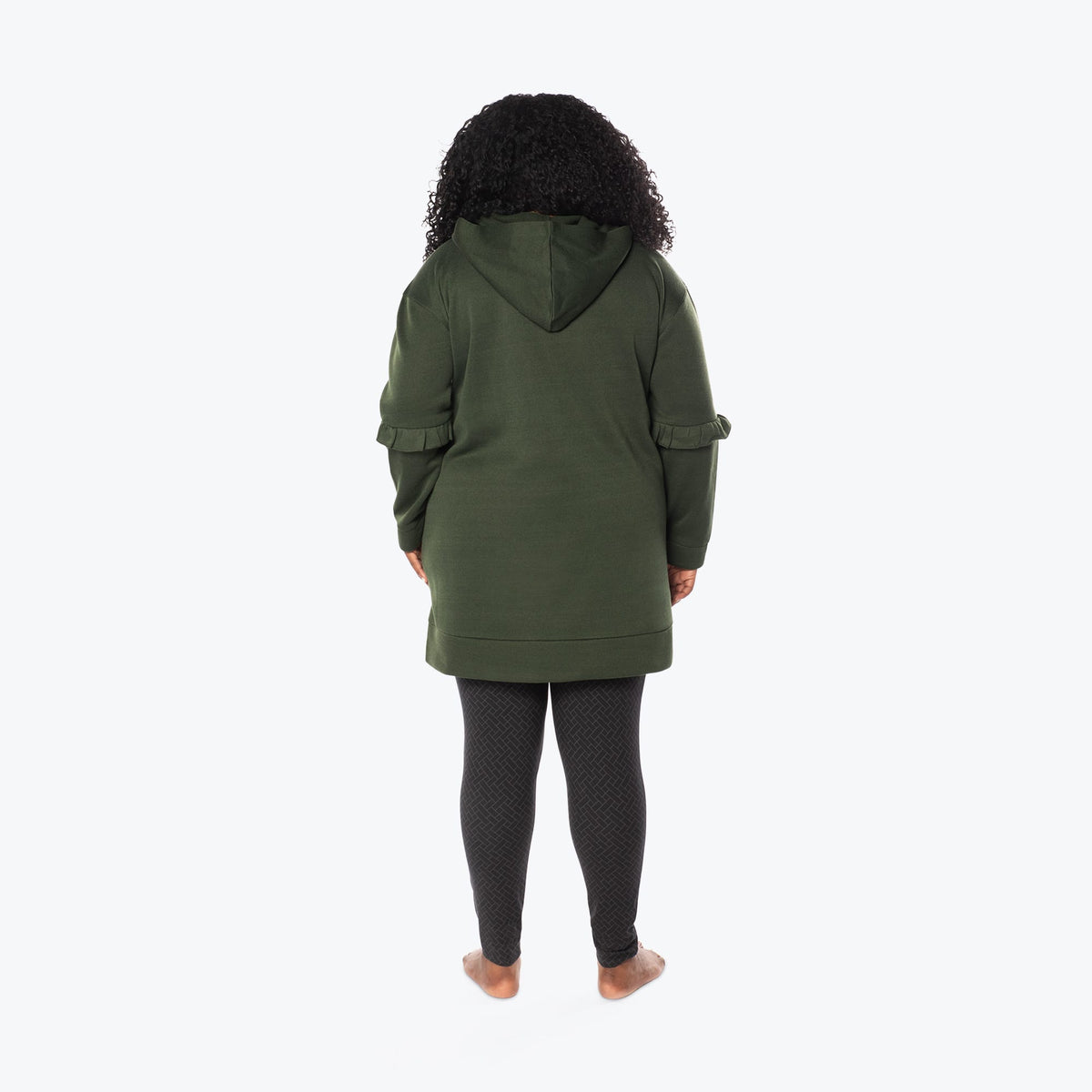 Peekaboo Sweater Fleece Tunic&amp;nbsp;Hoodie
