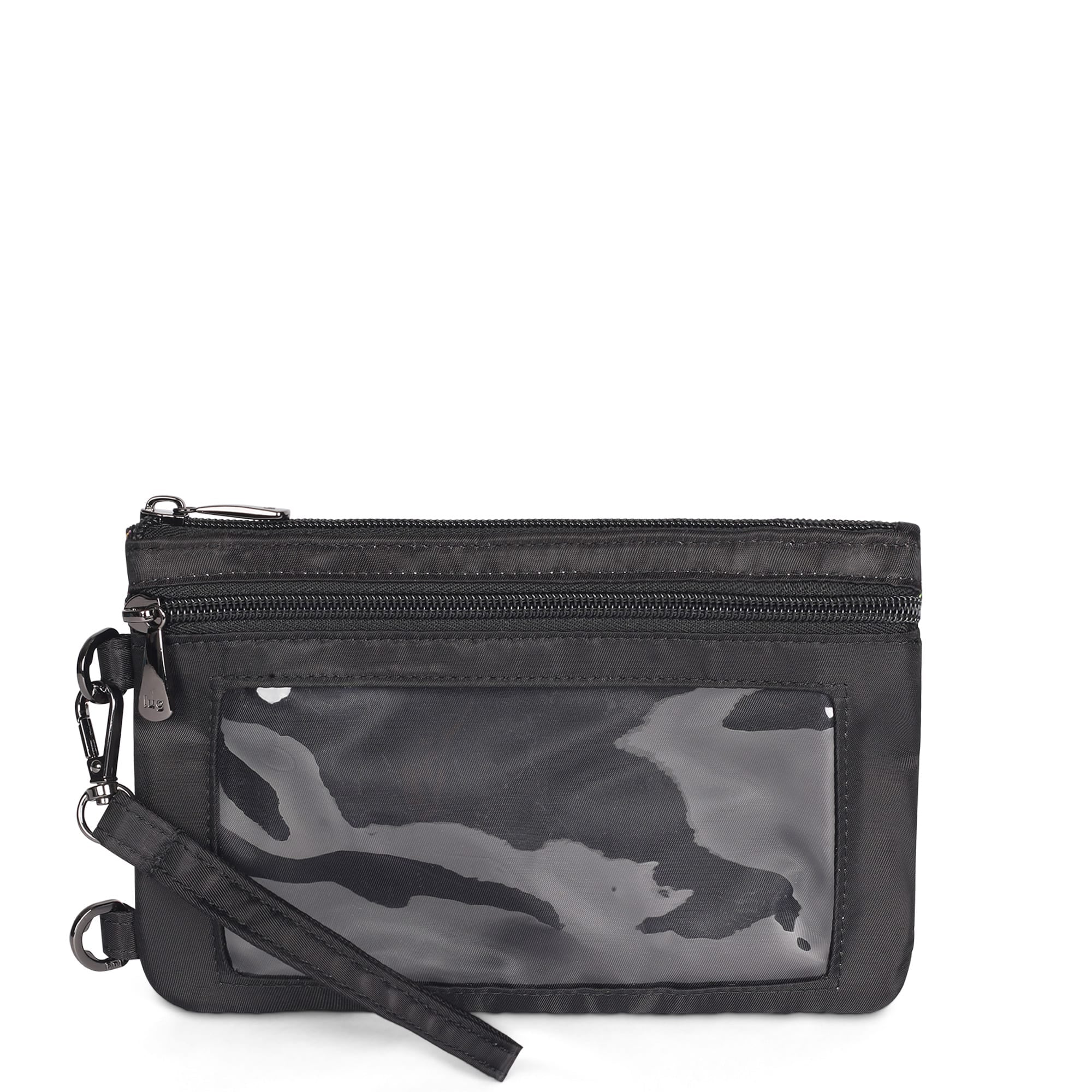 Peekaboo Convertible Crossbody Bag - BLACK RAINBOW STITCH - Peekaboo_Crossbody_BlackRainbowStitch_04