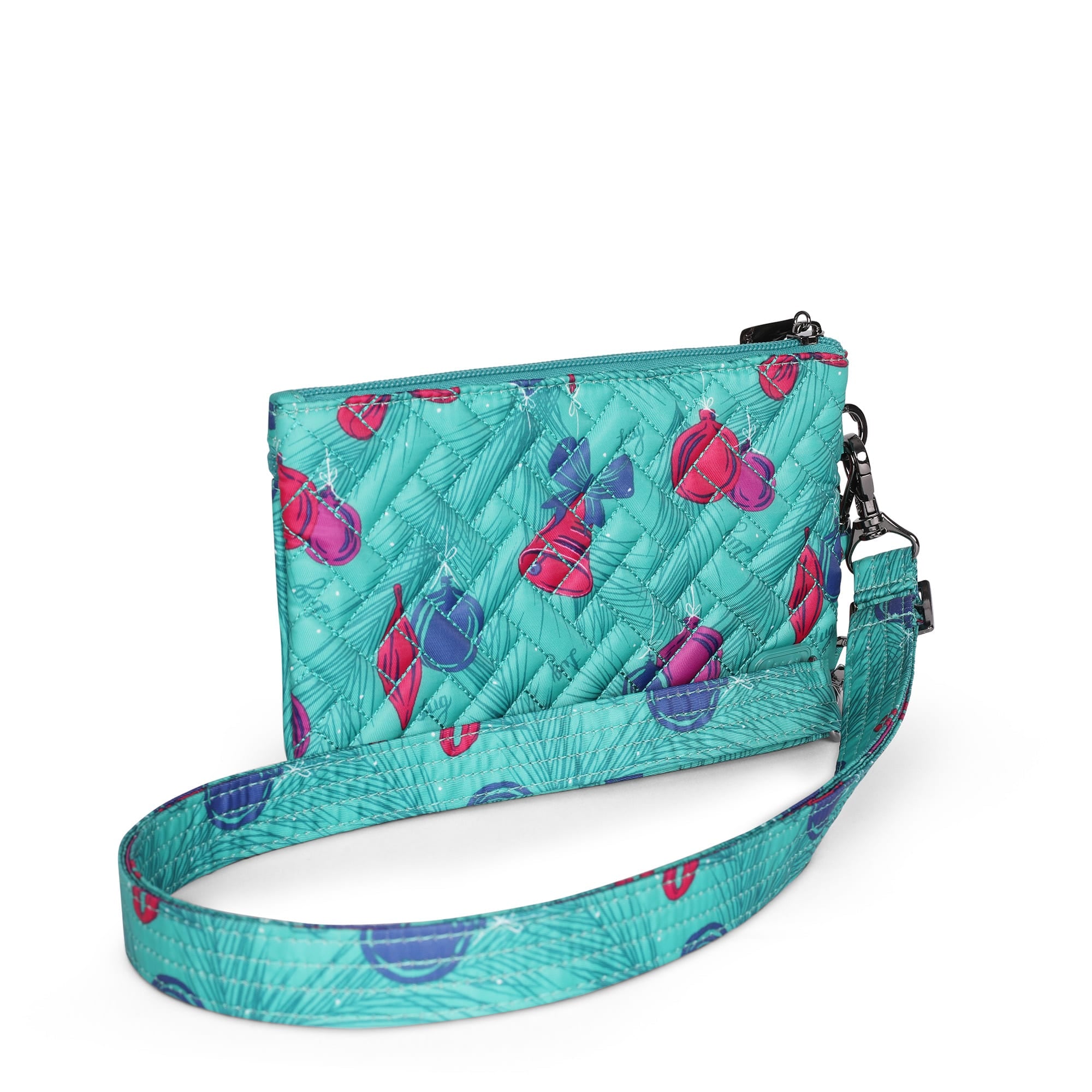 Peekaboo Convertible Crossbody Bag - PINE ORMAMENTS TEAL - Peekaboo_Crossbody_PineOrnaments_02