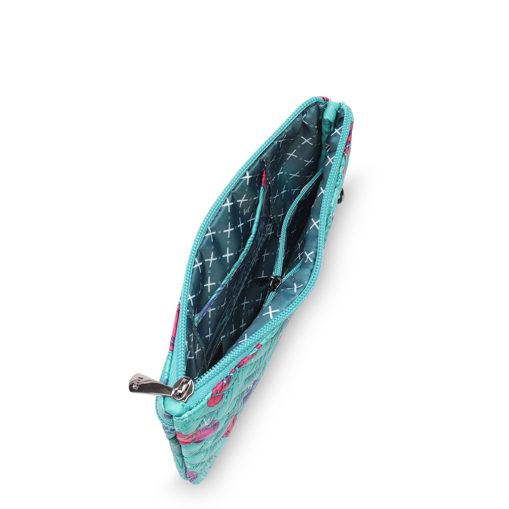 Peekaboo Convertible Crossbody Bag - PINE ORMAMENTS TEAL - Peekaboo_Crossbody_PineOrnaments_05