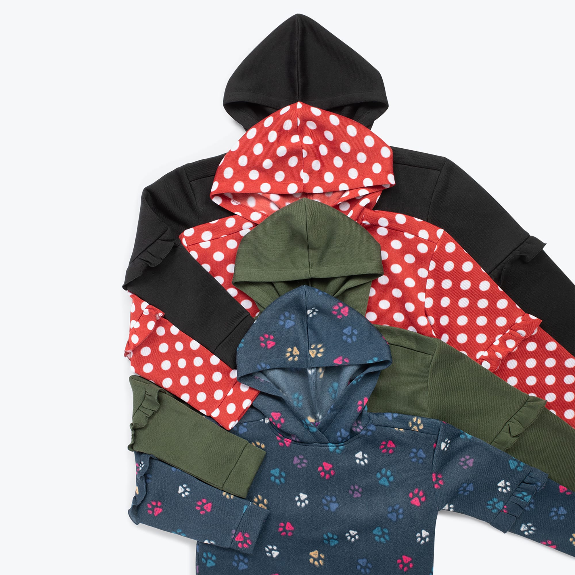 Peekaboo Sweater Fleece Tunic Hoodie - - Peekaboo_Group_02