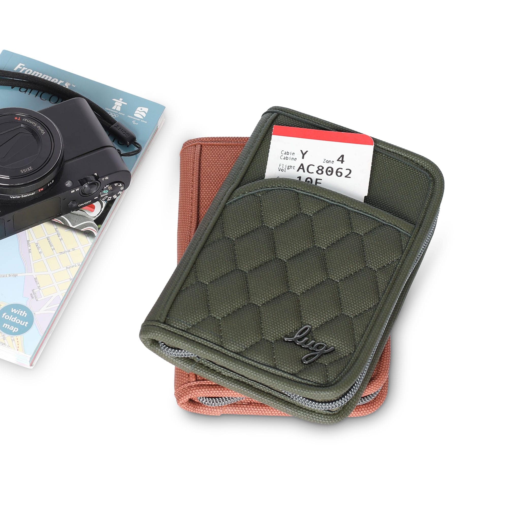 Pilot Matte Luxe VL Passport Wallet - - PilotMatteLuxe_Lifestyle_01