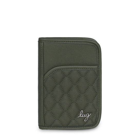 Pilot Matte Luxe VL Passport Wallet - - PilotMatteLuxe_MatteVL_OliveGreen_01
