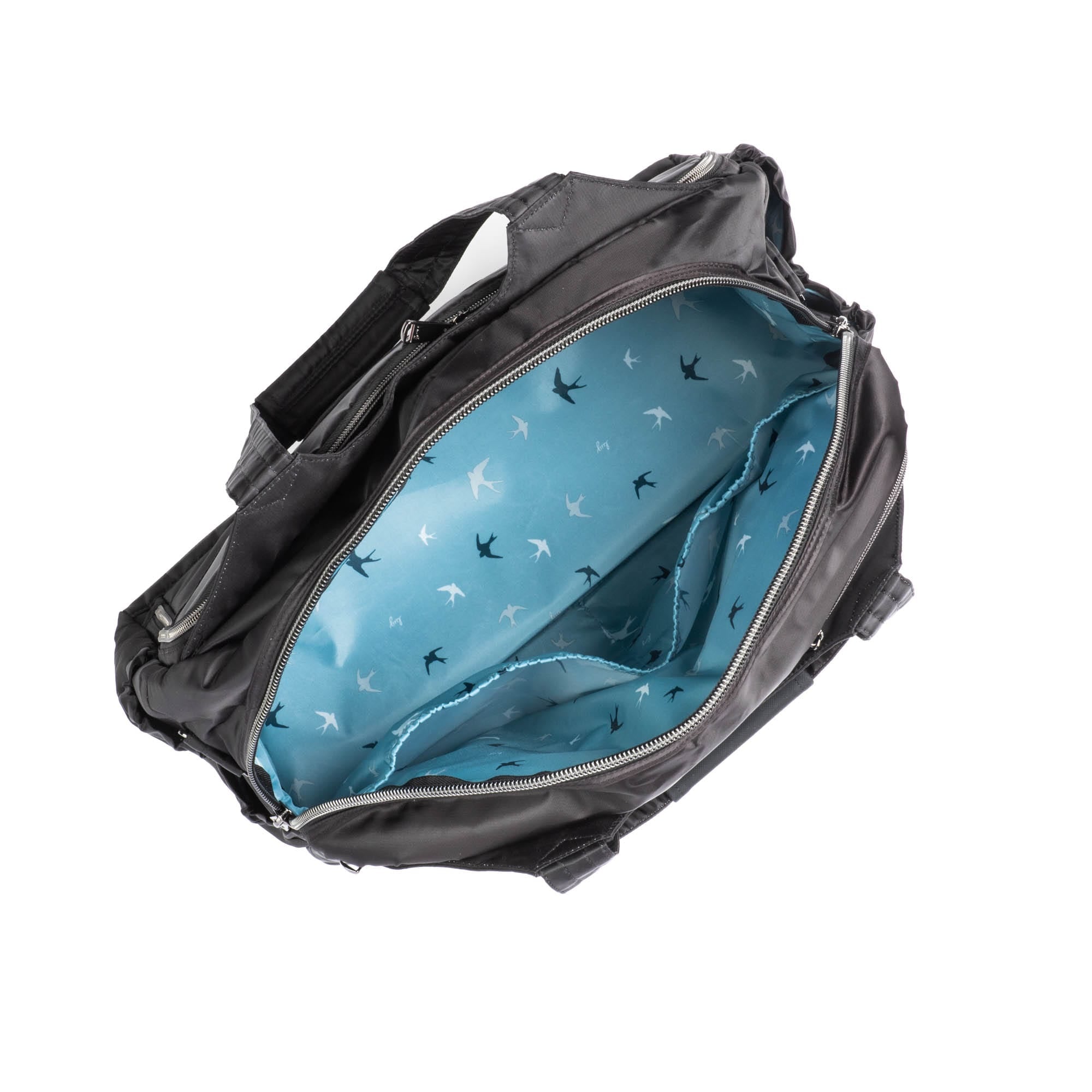 Pontoon 2 Overnight Bag - BLACK ICEPOP STITCH - Pontoon2_BlackIcePopStitch_05