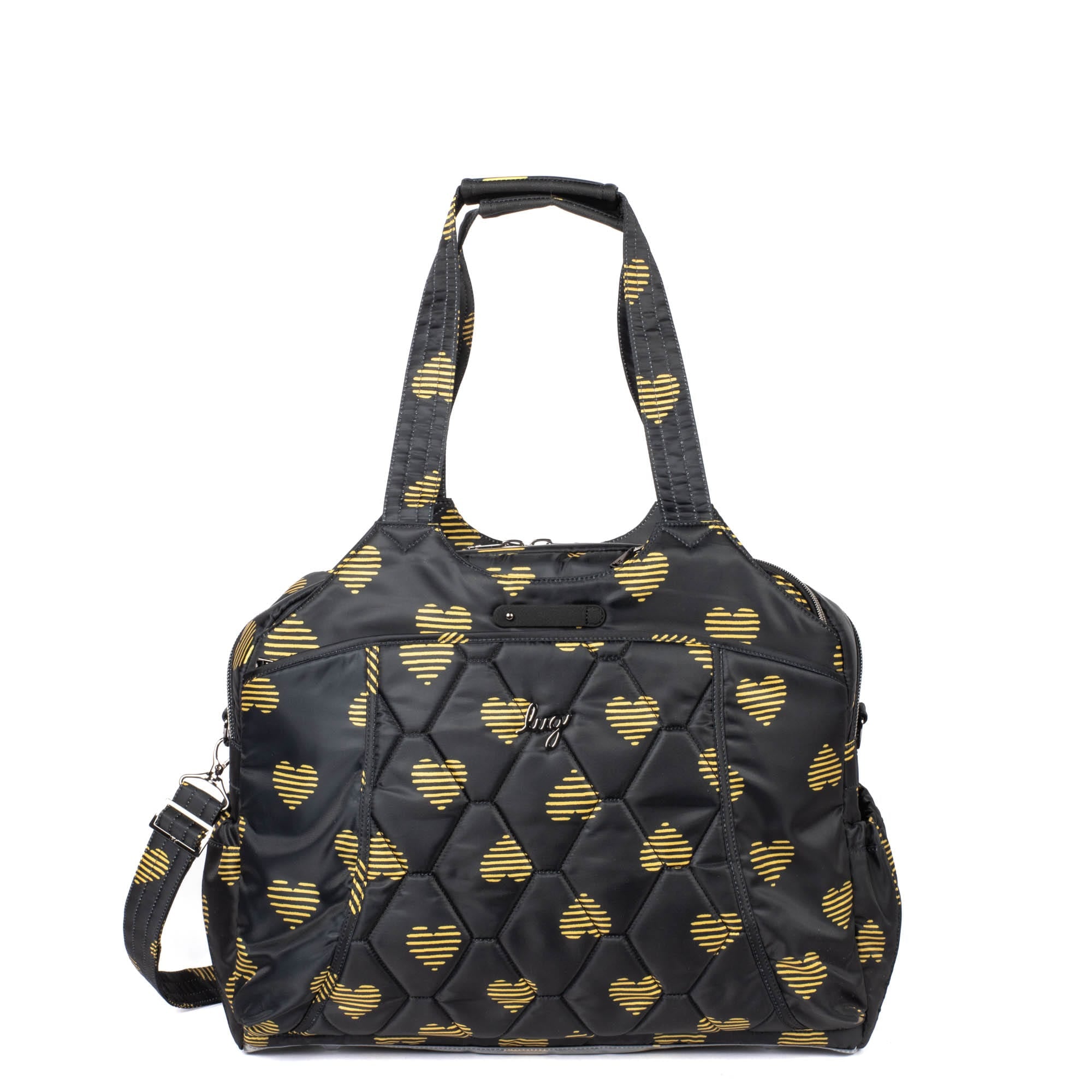 Pontoon 2 Overnight Bag - HEARTS GOLD - Pontoon2_HeartsGold_01