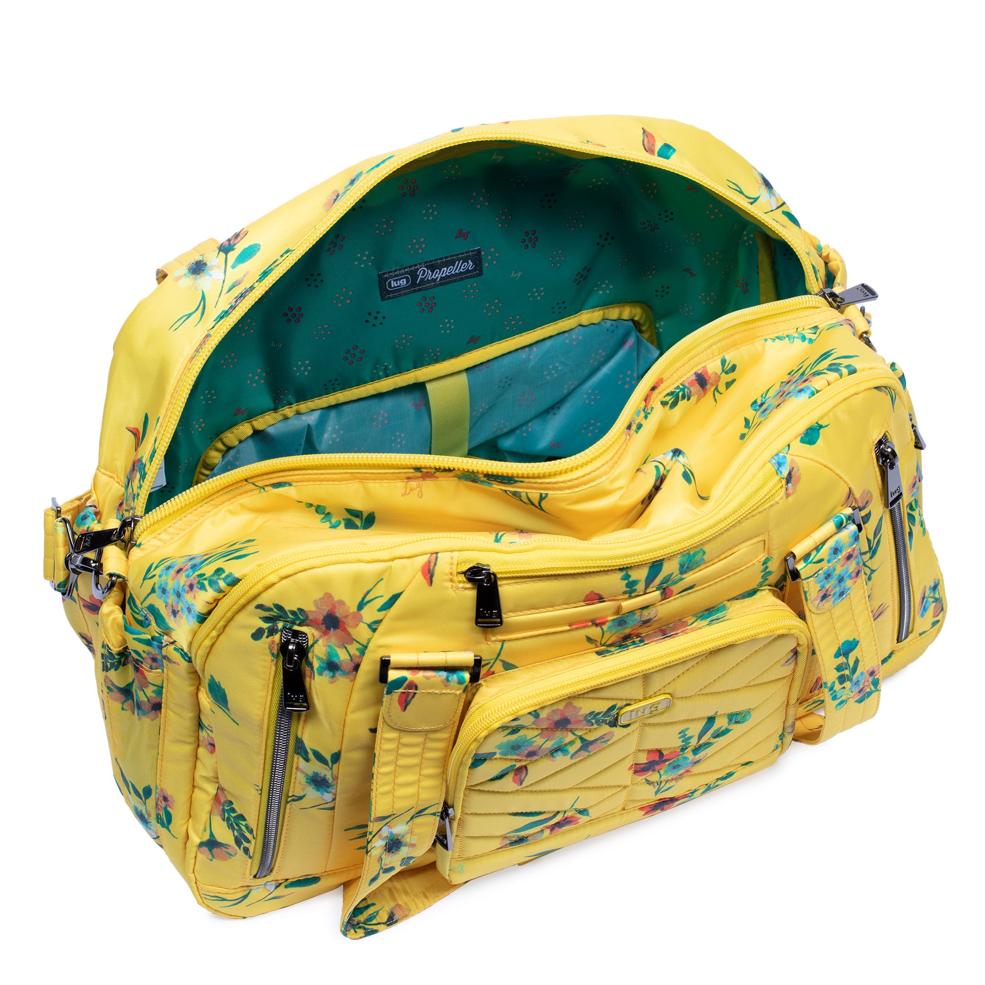 Propeller 2 Overnight Bag - BOUQUET YELLOW - Propeller2_BouquetYellow_05