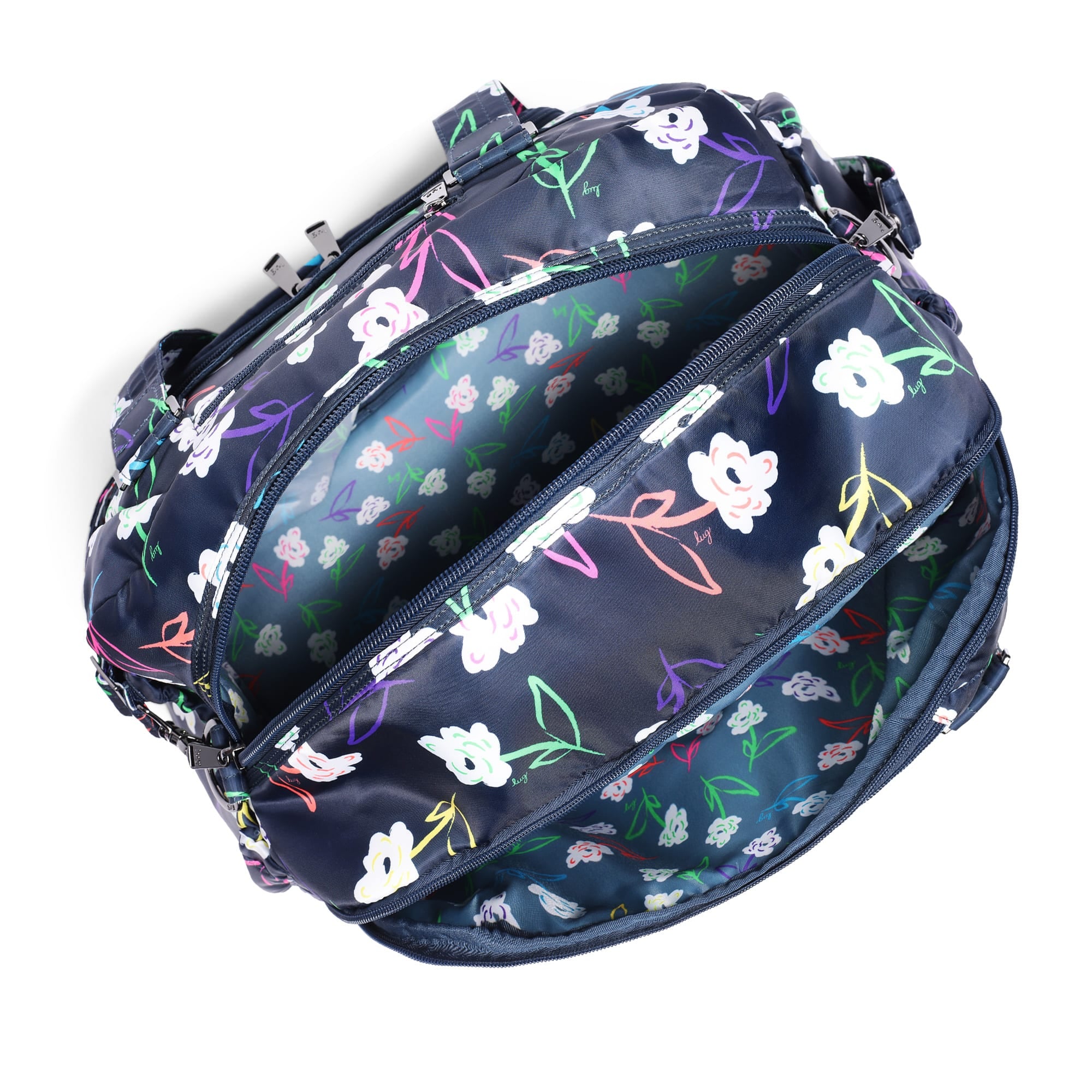 Propeller 2 Overnight Bag - BRIGHT FLORAL - Propeller2_BrightFloral_05