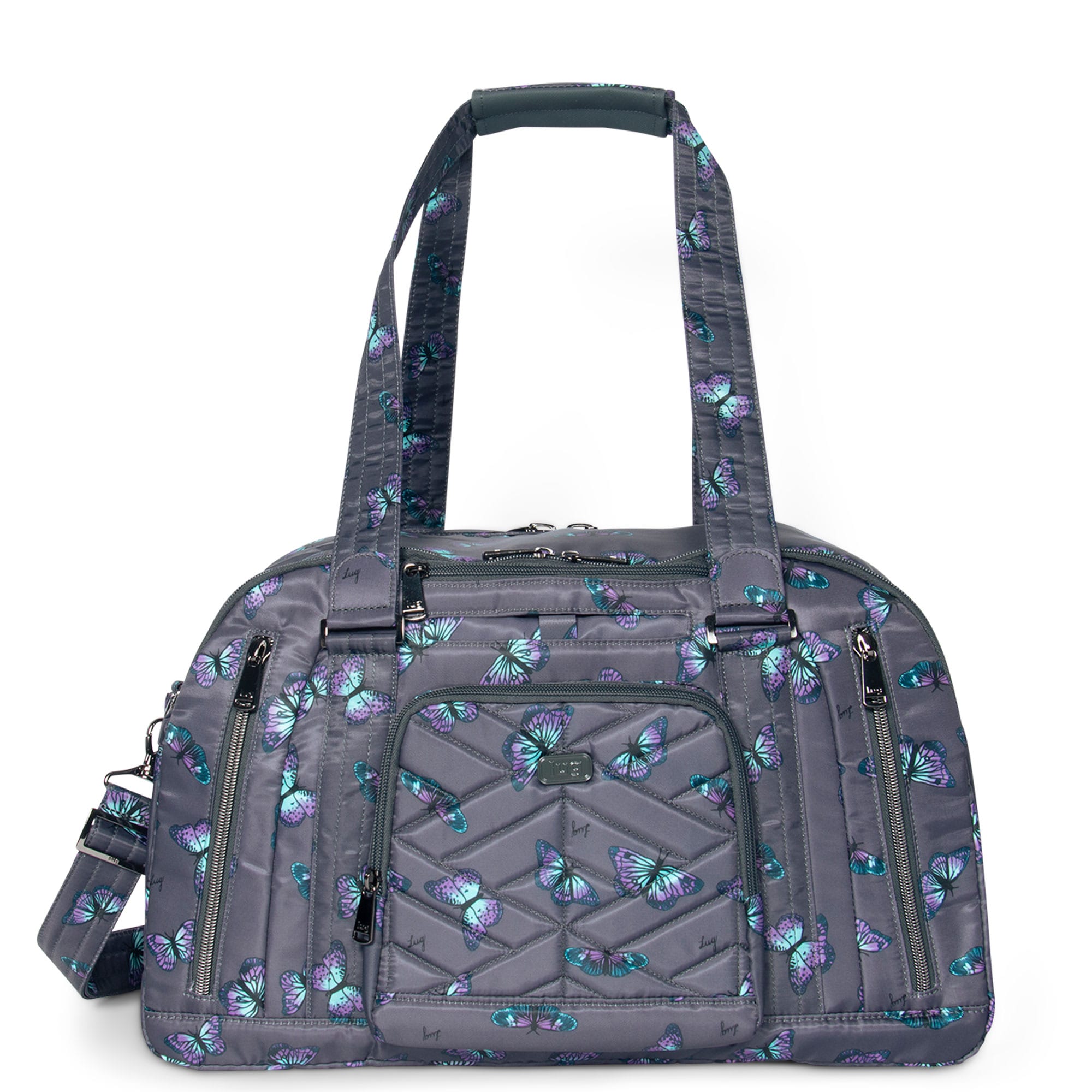 Propeller 2 Overnight Bag - BUTTERFLY GREY - Propeller2_ButterflyGrey_01