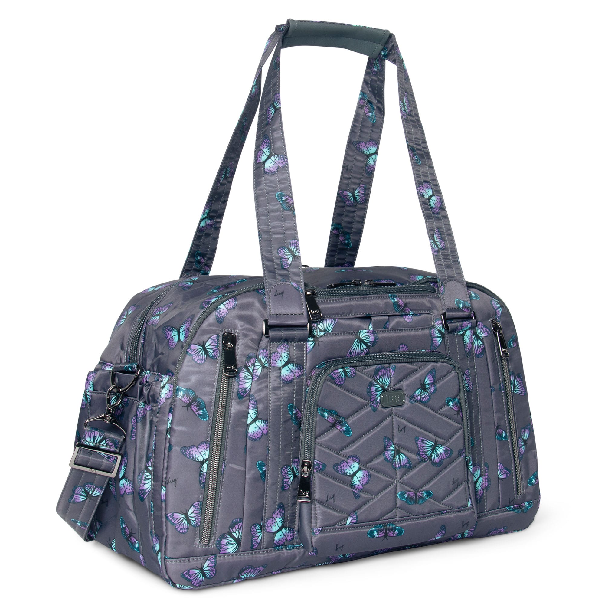 Propeller 2 Overnight Bag - BUTTERFLY GREY - Propeller2_ButterflyGrey_02