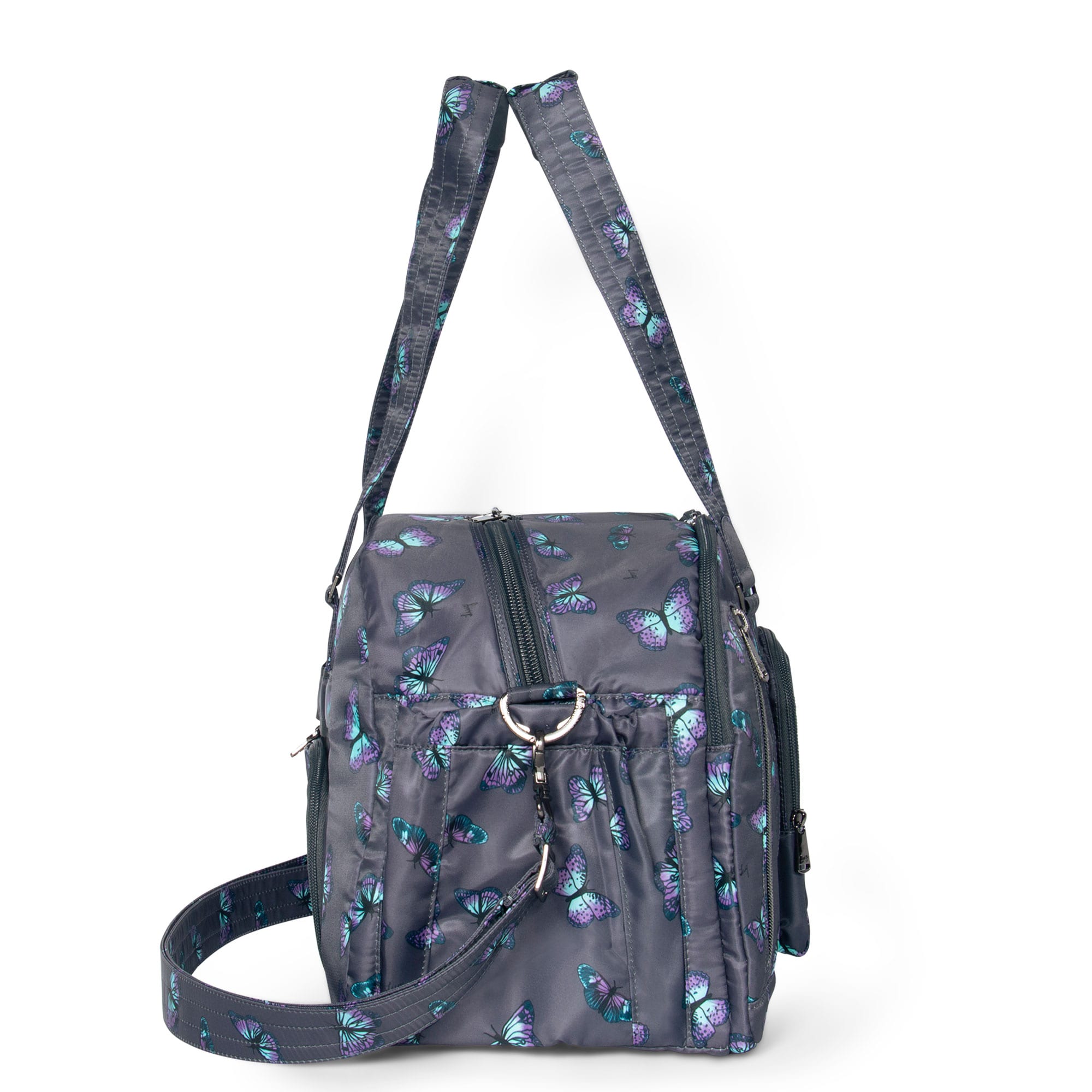 Propeller 2 Overnight Bag - BUTTERFLY GREY - Propeller2_ButterflyGrey_03