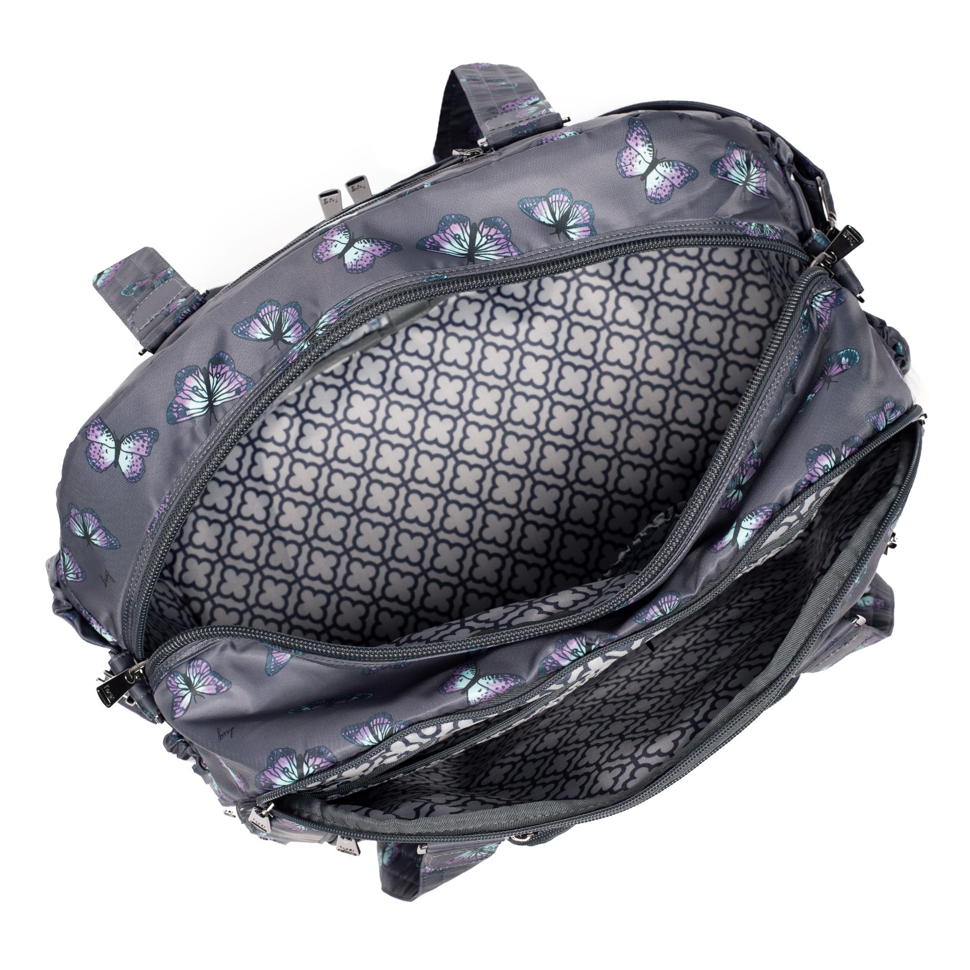Propeller 2 Overnight Bag - BUTTERFLY GREY - Propeller2_ButterflyGrey_05