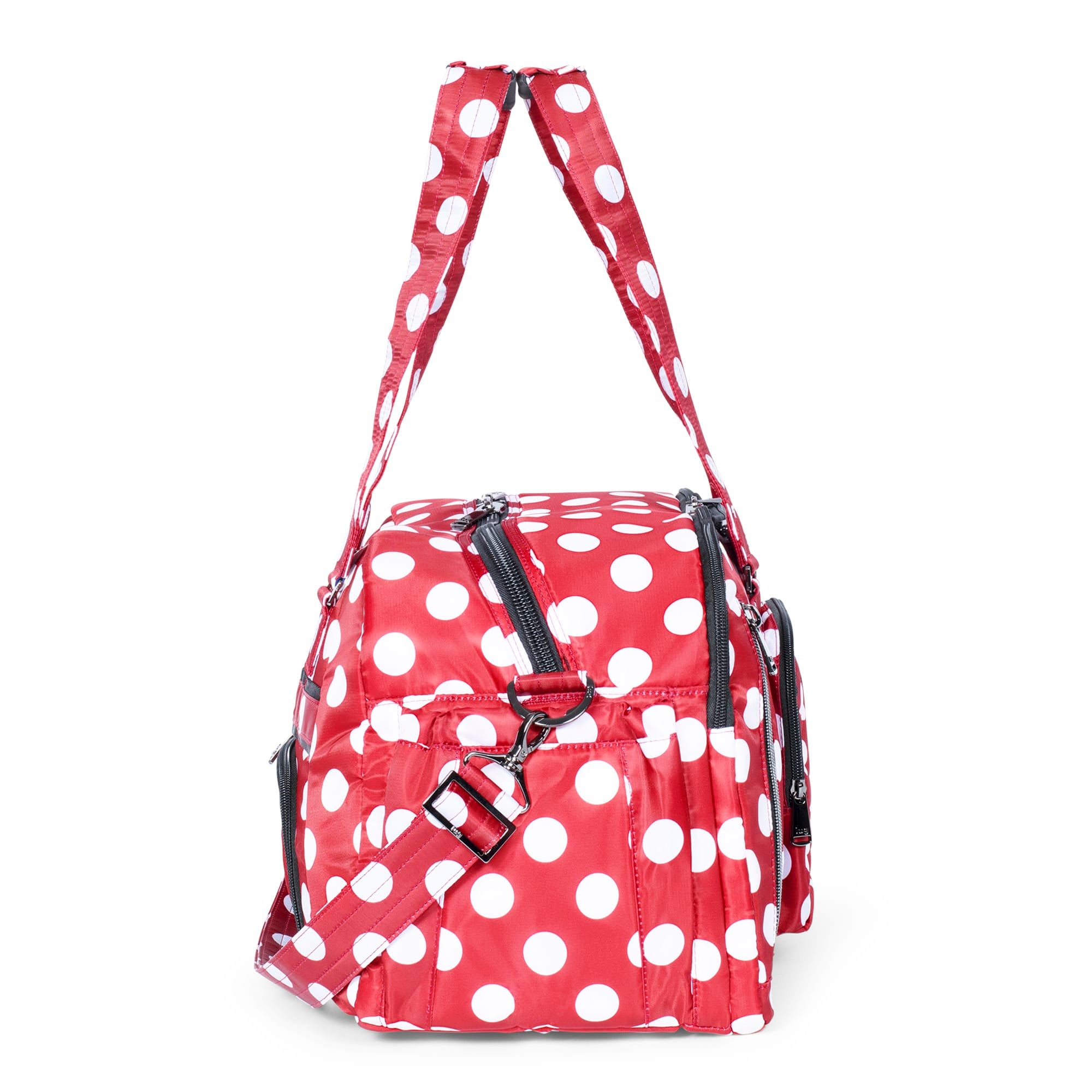 Propeller 2 Overnight Bag - CRIMSON LARGE DOT - Propeller2_CrimsonLgDot_03